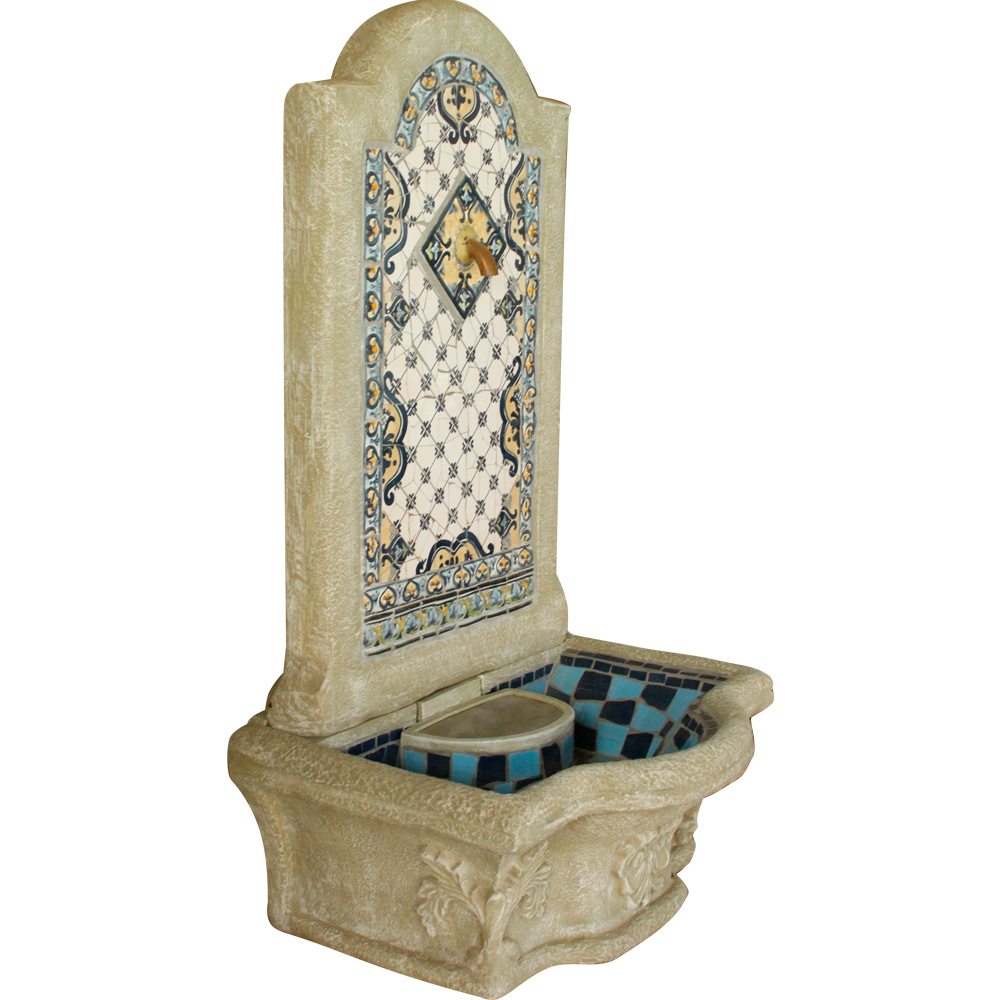 Mosaic Outdoor Water Fountain