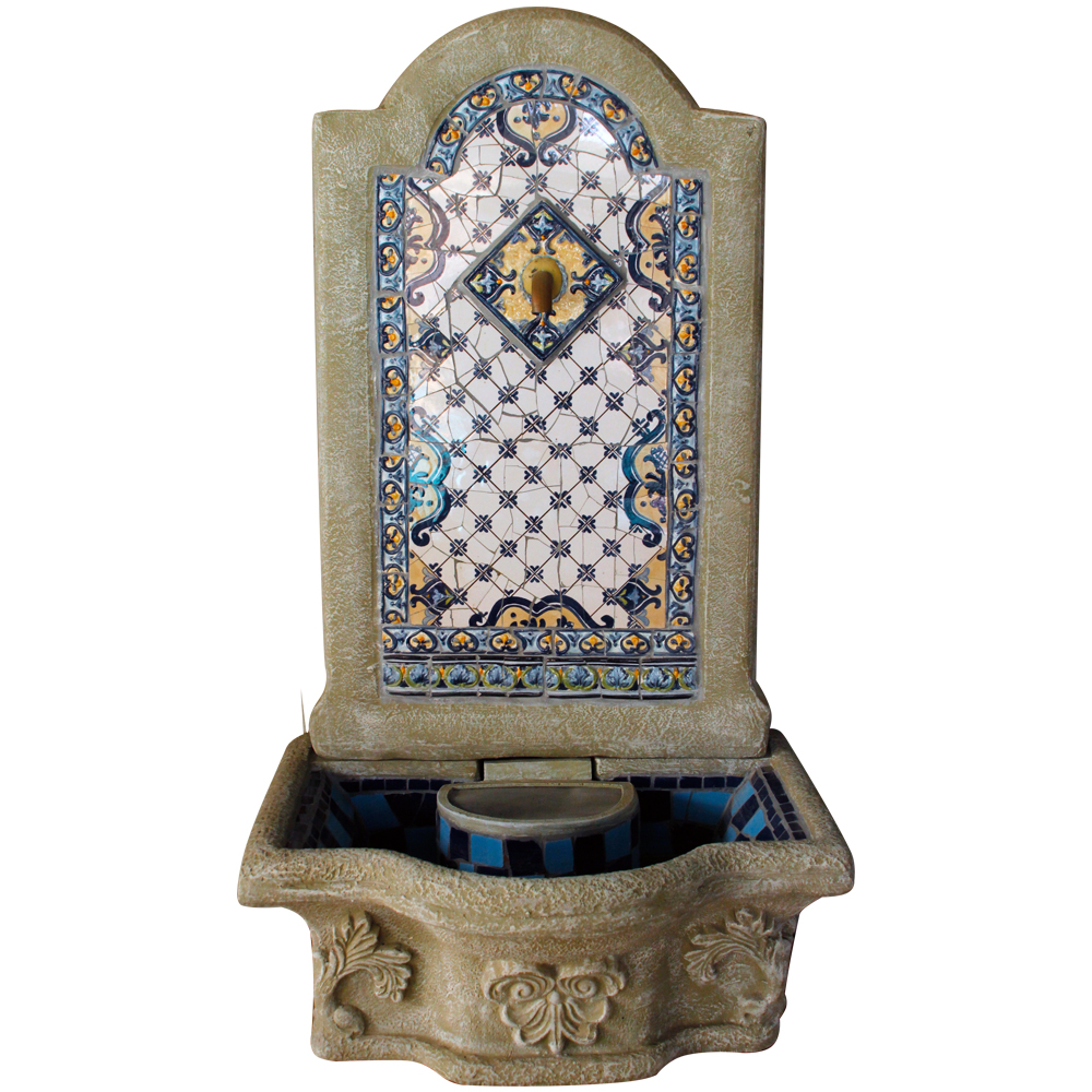 Mosaic Outdoor Water Fountain