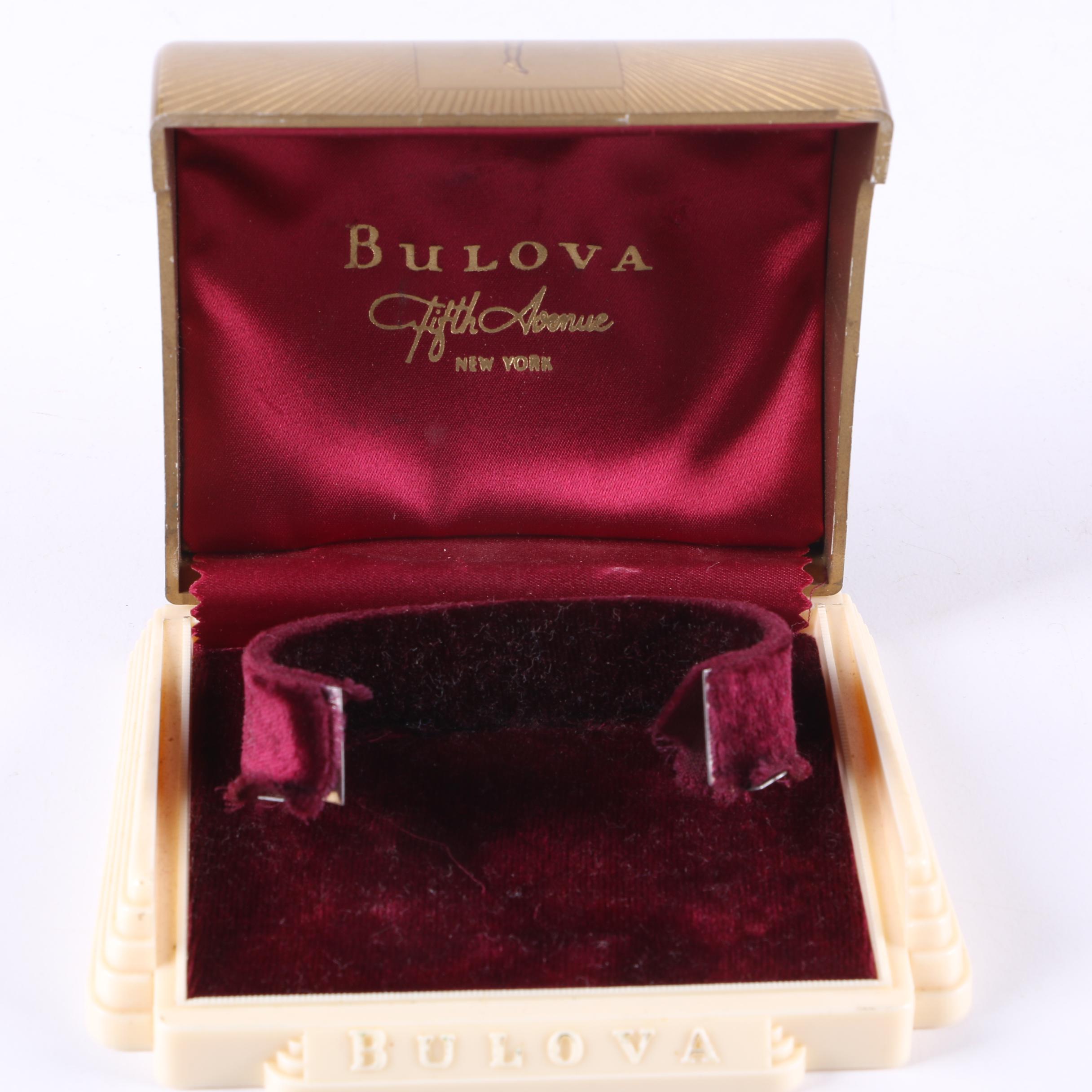 Vintage Bulova Watch Box