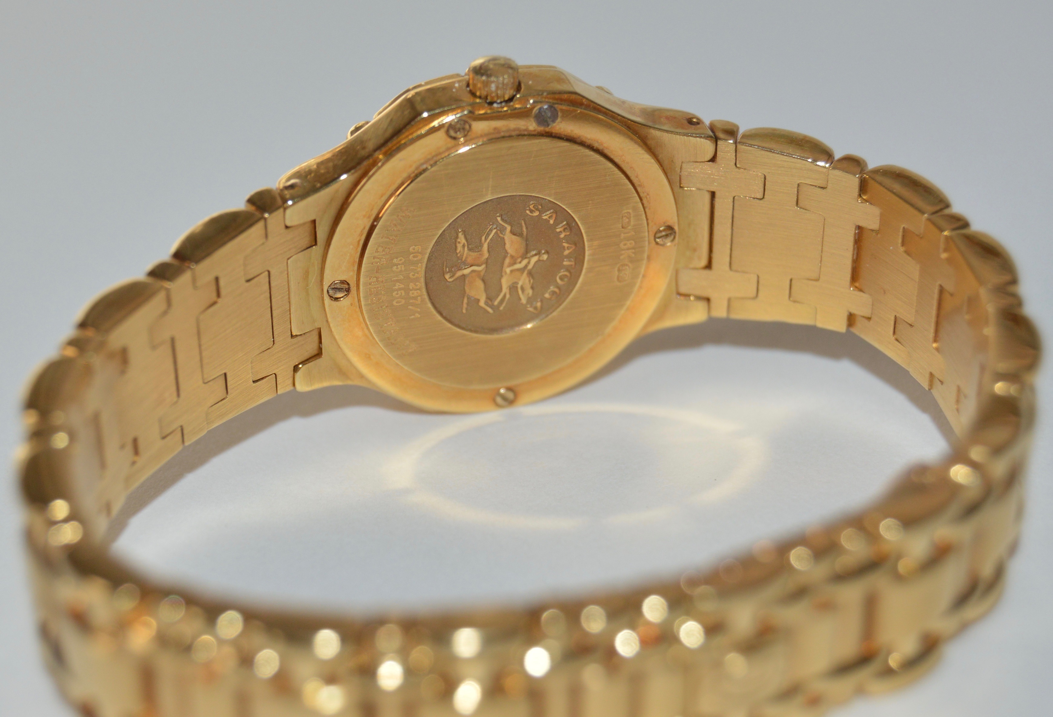 Concord 18K Gold Saratoga Watch