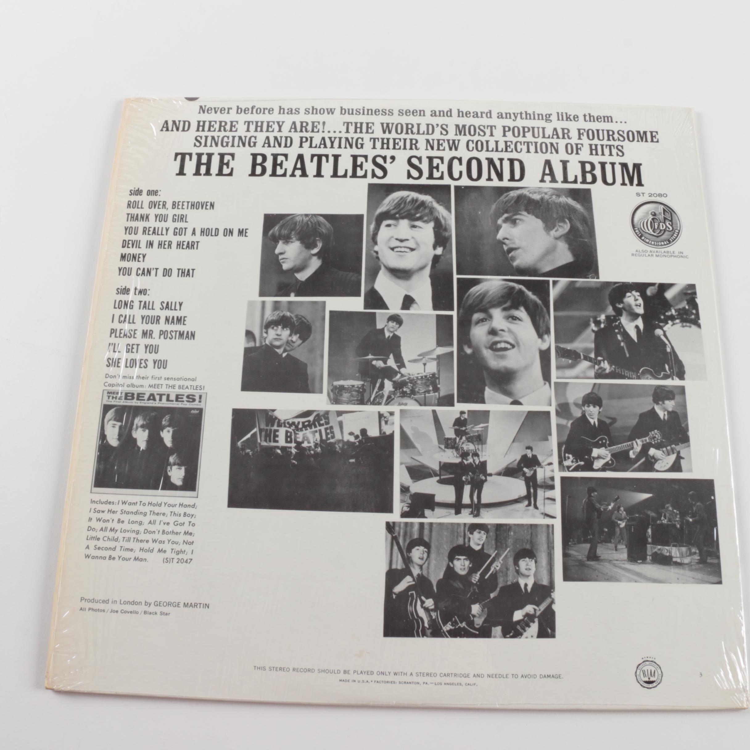PRIORITY-"Meet the Beatles" and "Beatles' Second Album" US Stereo Pressing LPs