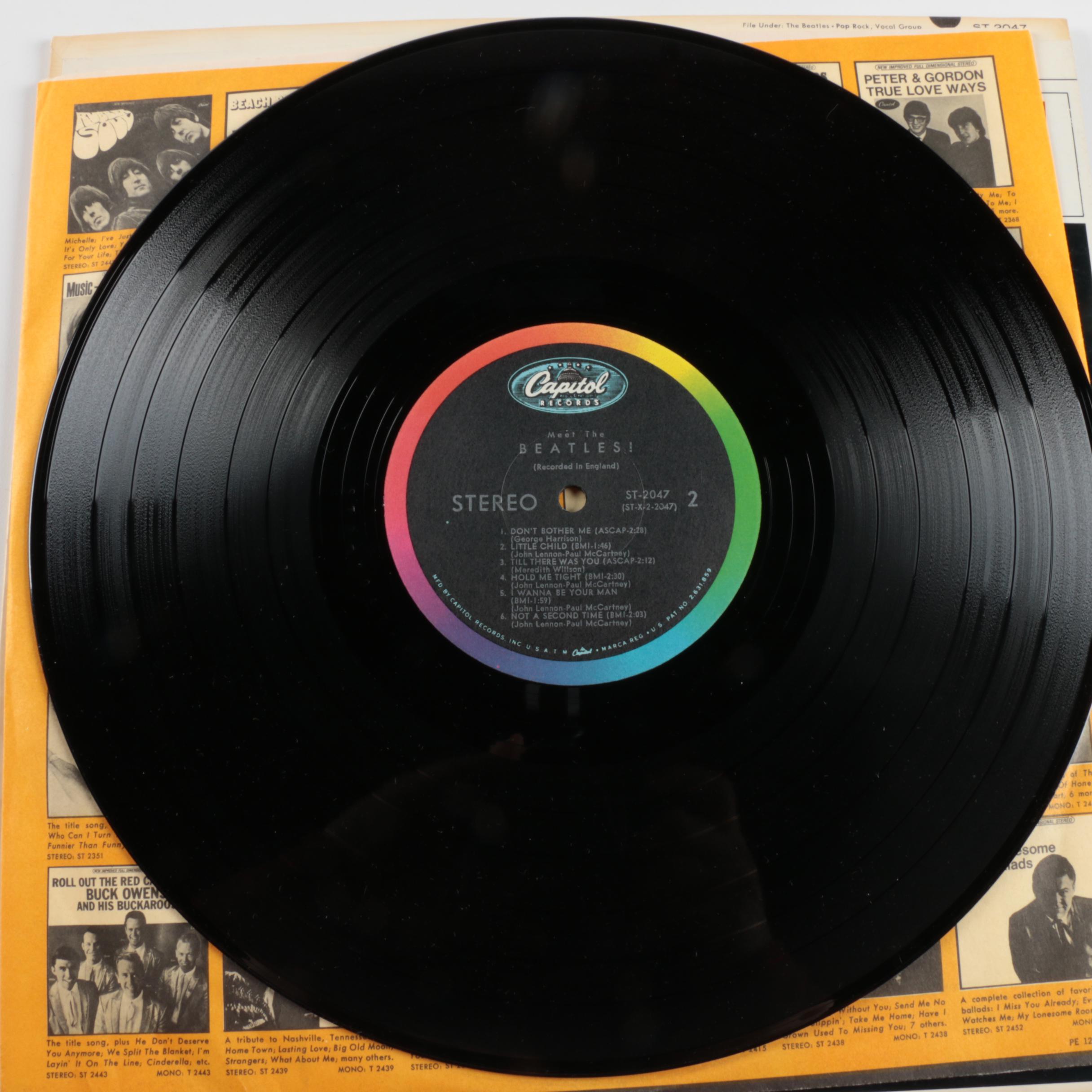 PRIORITY-"Meet the Beatles" and "Beatles' Second Album" US Stereo Pressing LPs