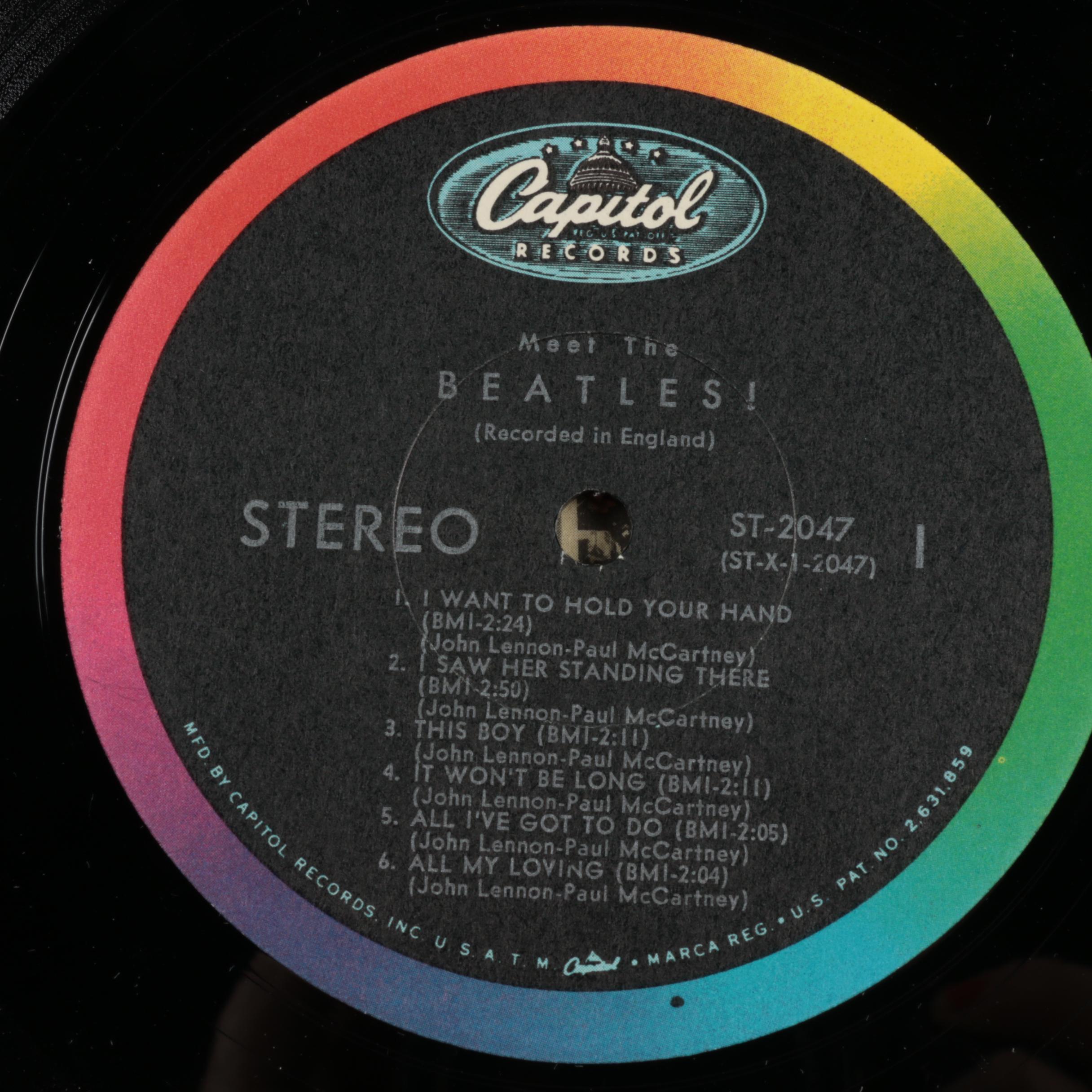 PRIORITY-"Meet the Beatles" and "Beatles' Second Album" US Stereo Pressing LPs