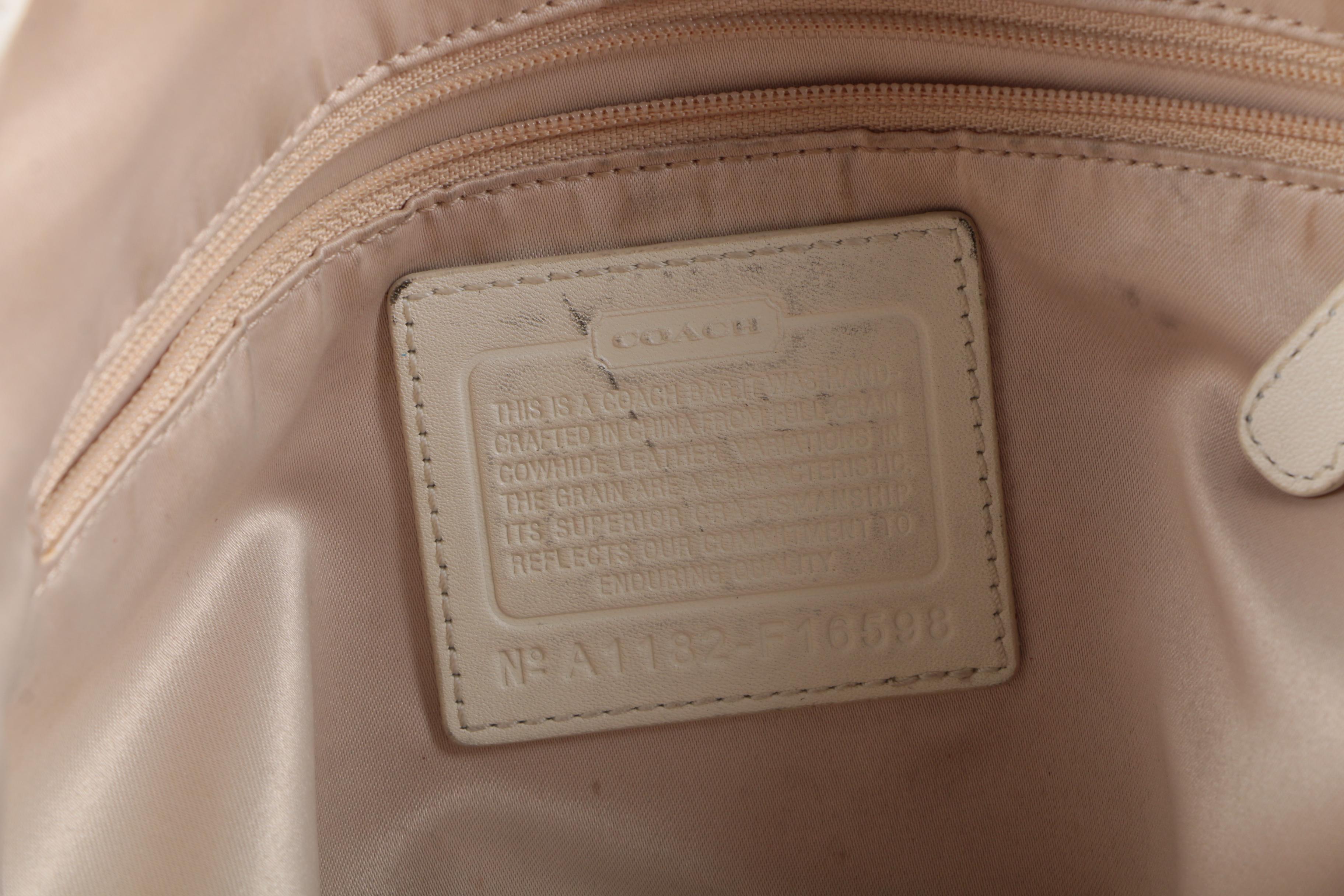 Coach Perforated Leather Carly Bleeker Tote