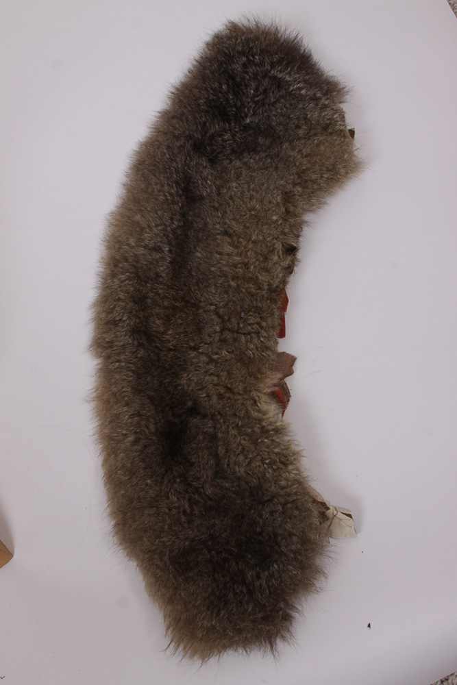 Vintage Australian Possum Hide with Collar