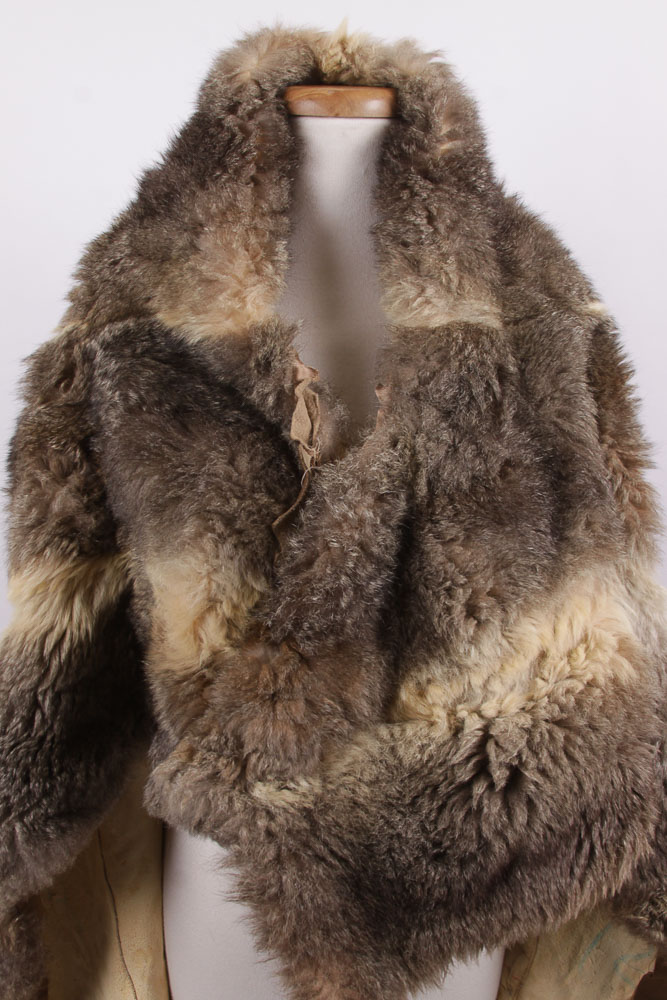 Vintage Australian Possum Hide with Collar