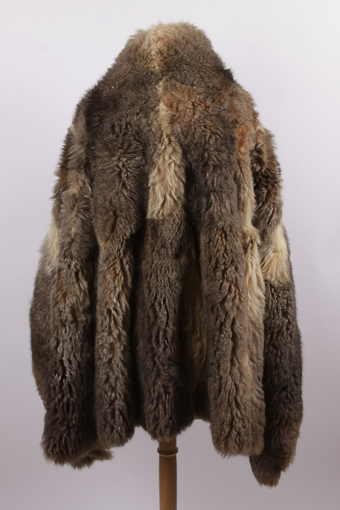 Vintage Australian Possum Hide with Collar