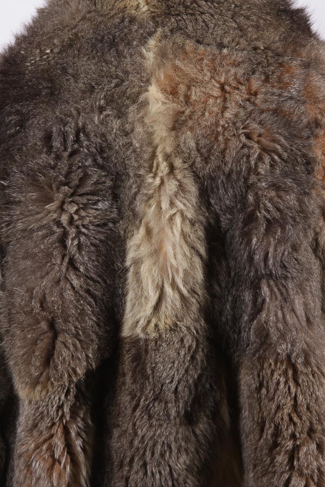 Vintage Australian Possum Hide with Collar