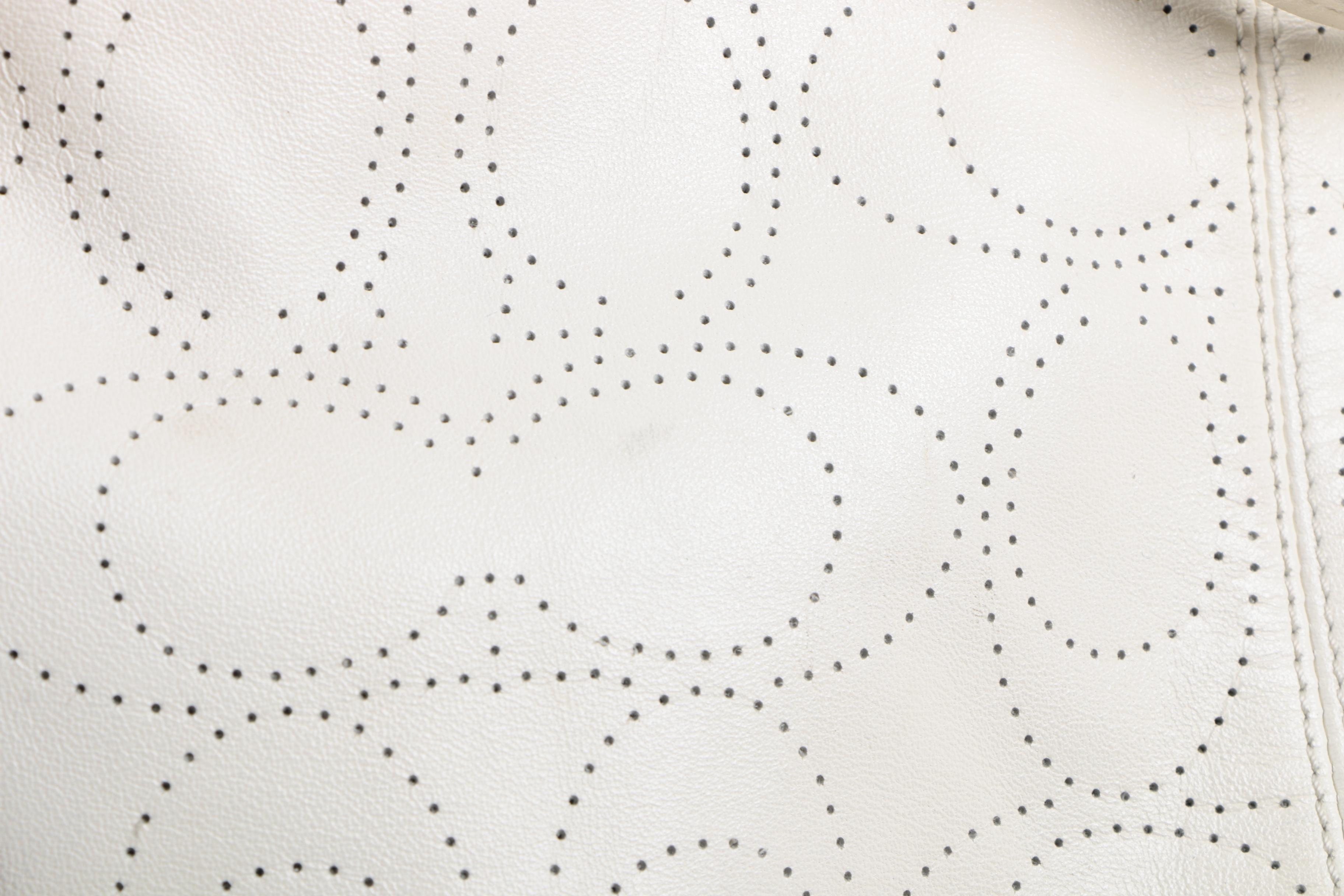 Coach Perforated Leather Carly Bleeker Tote