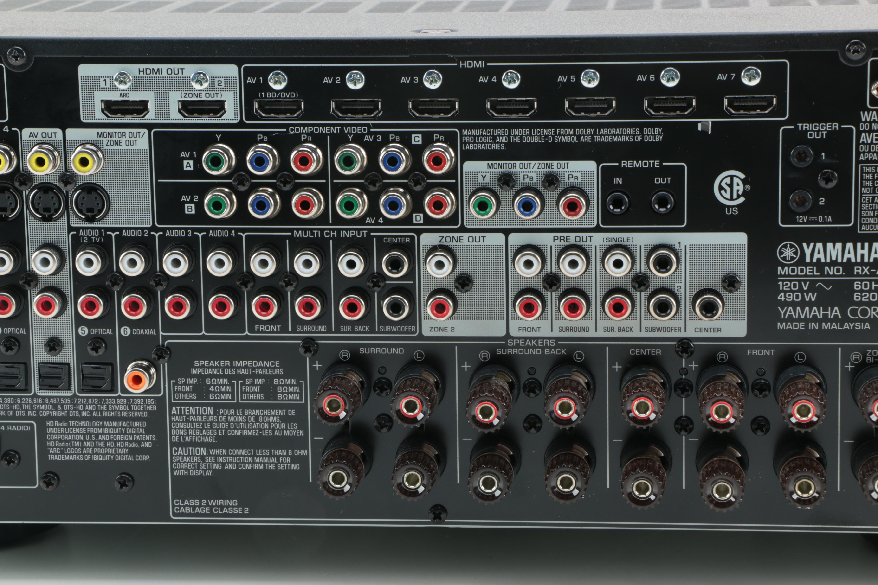 Yamaha Natural Sound AV Reciever