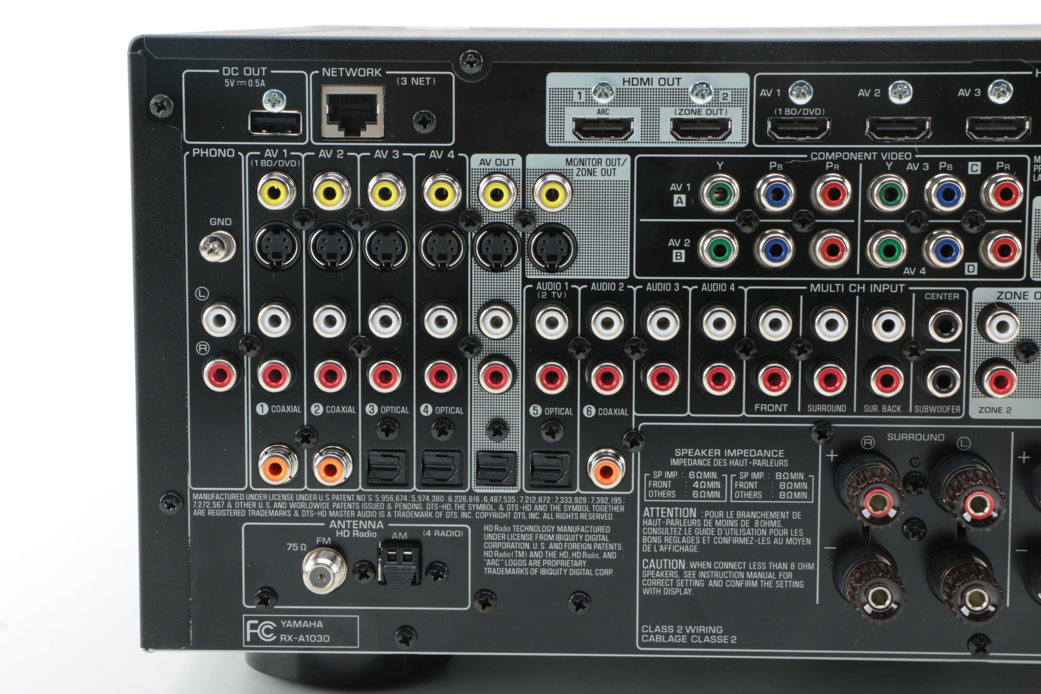 Yamaha Natural Sound AV Reciever