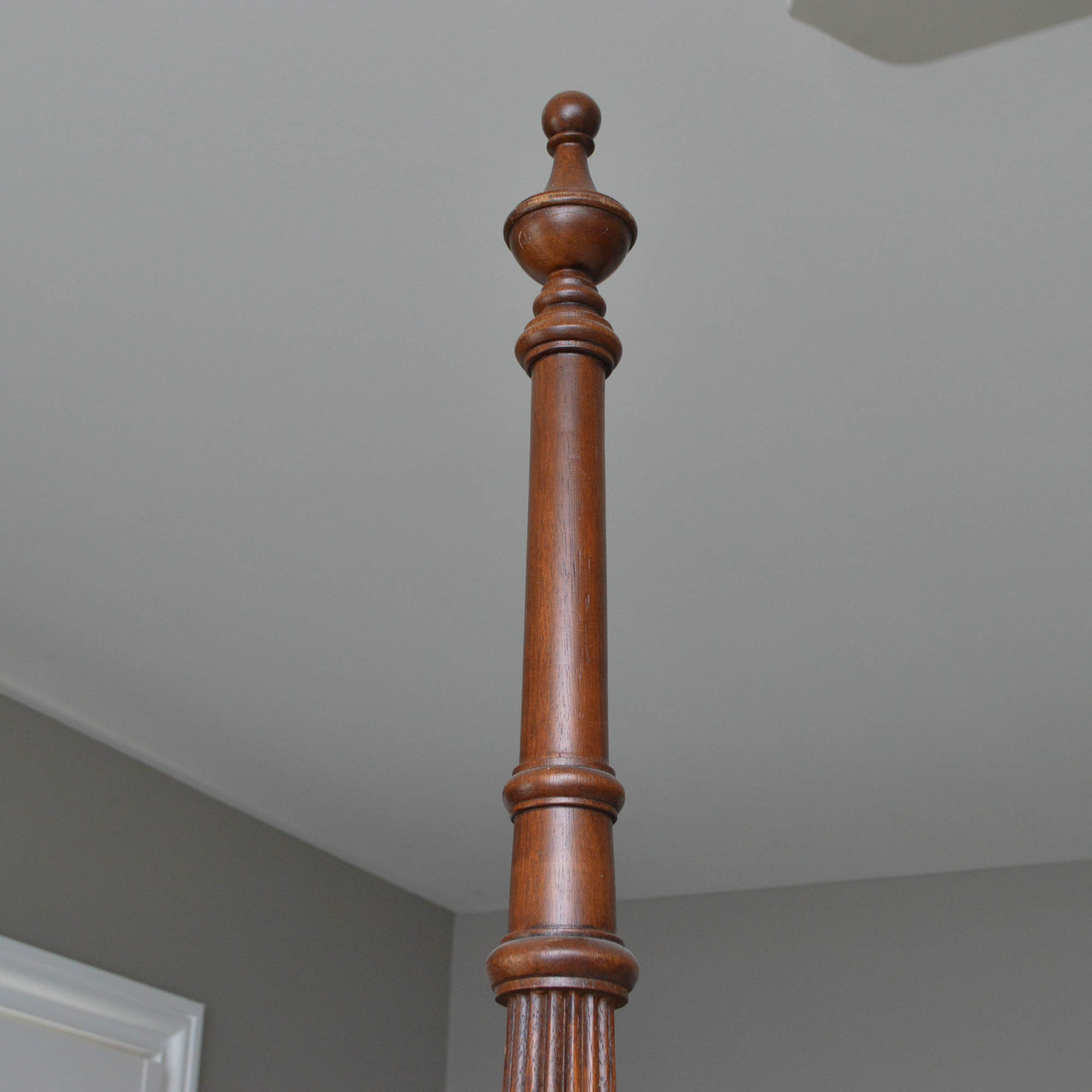 Federal Style Four Poster Queen Size Bed Frame