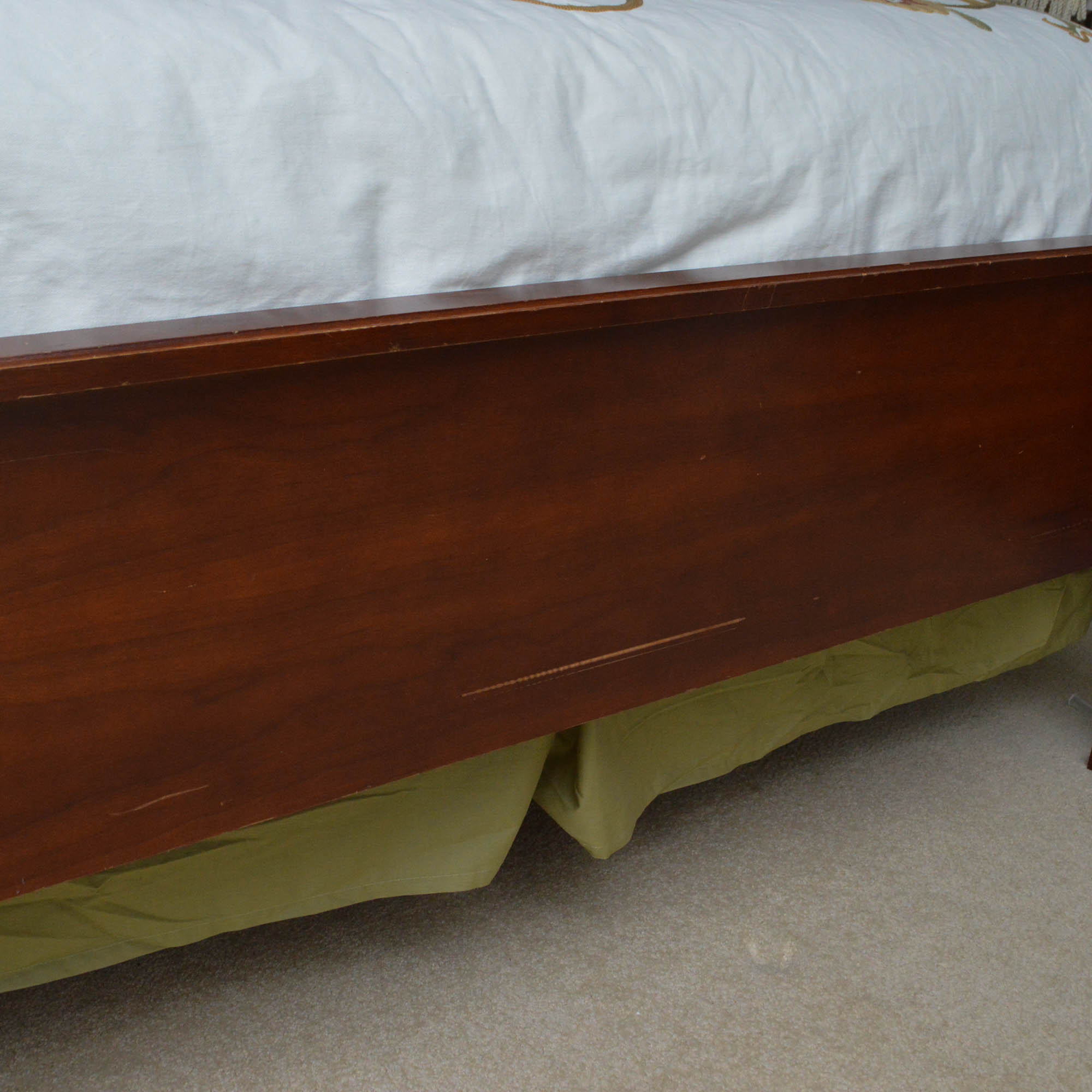 Federal Style Four Poster Queen Size Bed Frame