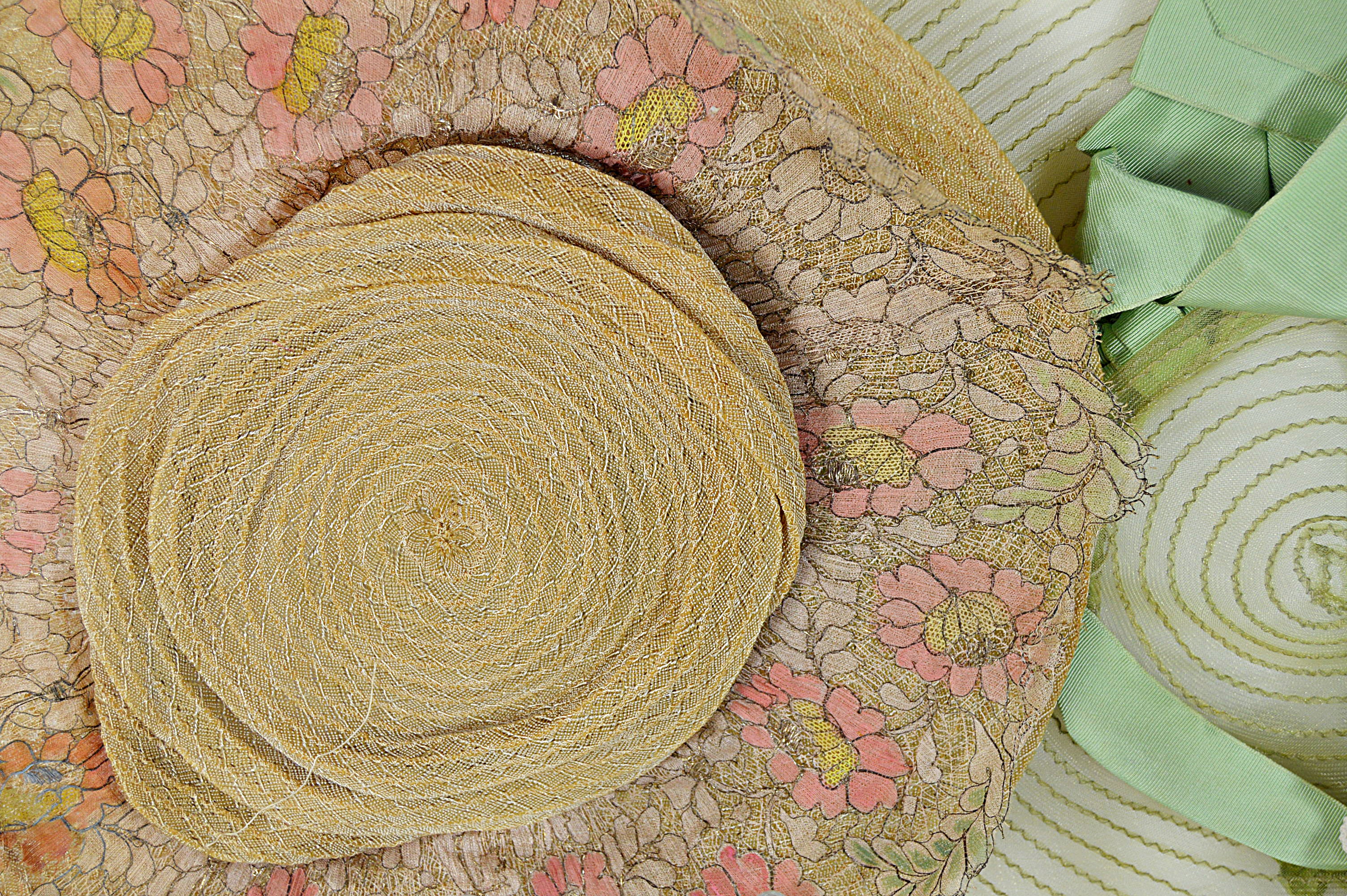 Turn of the Century Woven Hats, Leather Gloves, Handbags