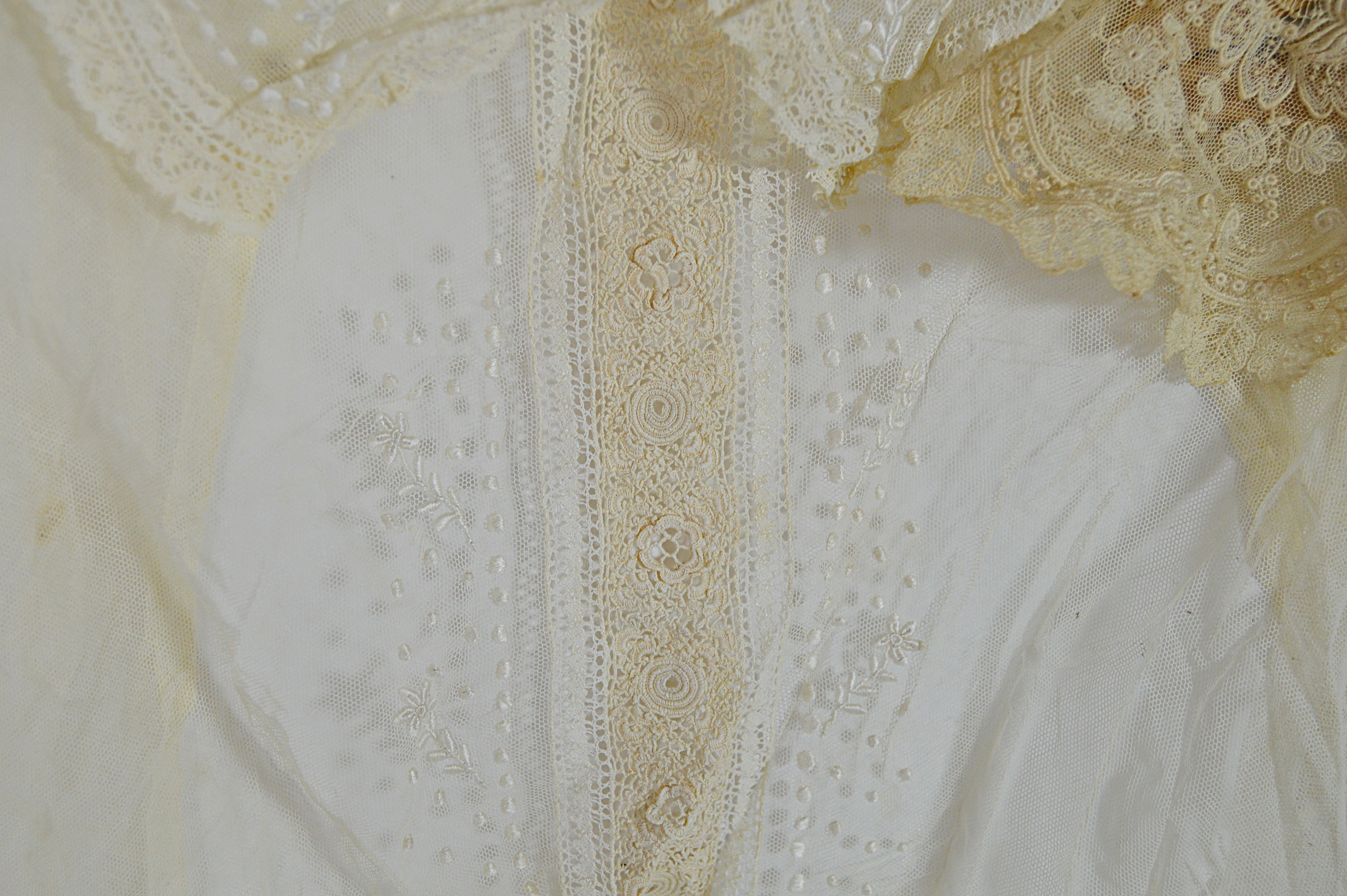 Antique Lace Collars, Blouse, Accessories, Hand Painted Hat Stand