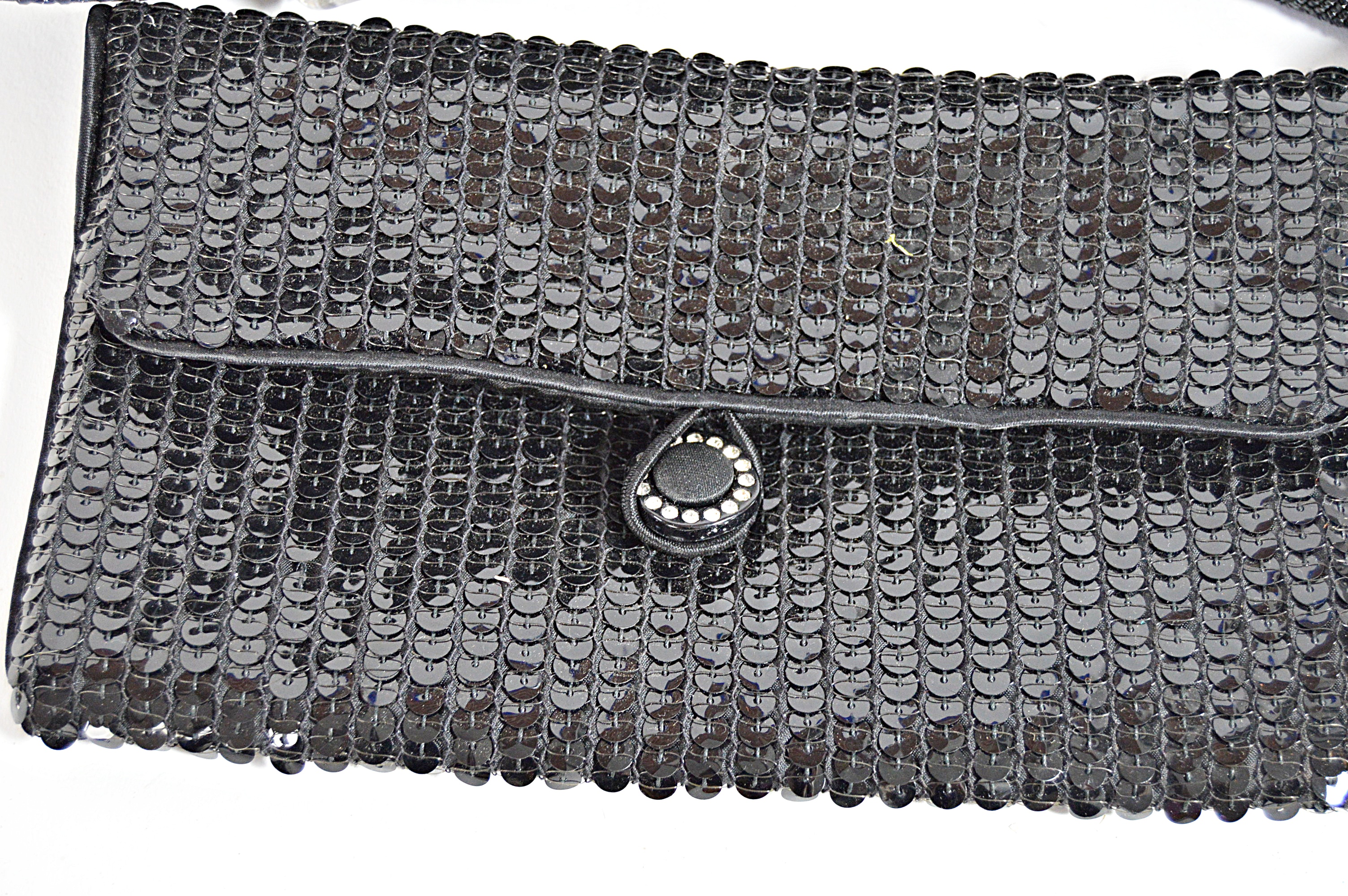Vintage Black Mesh and Beaded Bags with Whiting and Davis