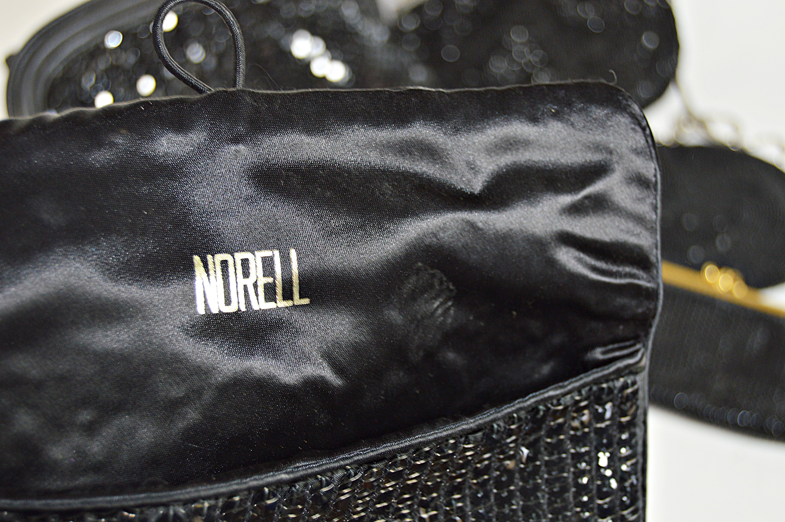 Vintage Black Mesh and Beaded Bags with Whiting and Davis