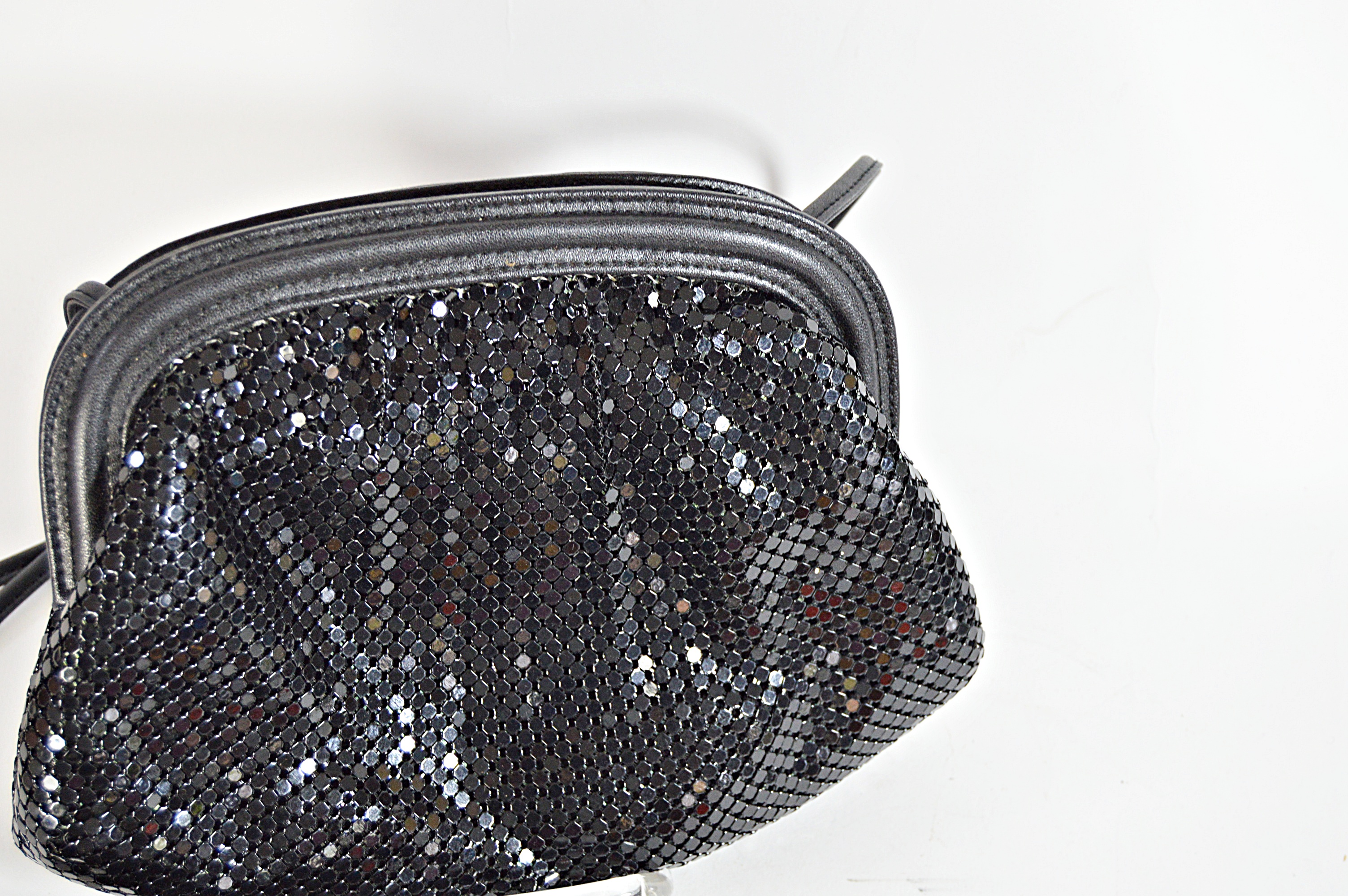 Vintage Black Mesh and Beaded Bags with Whiting and Davis