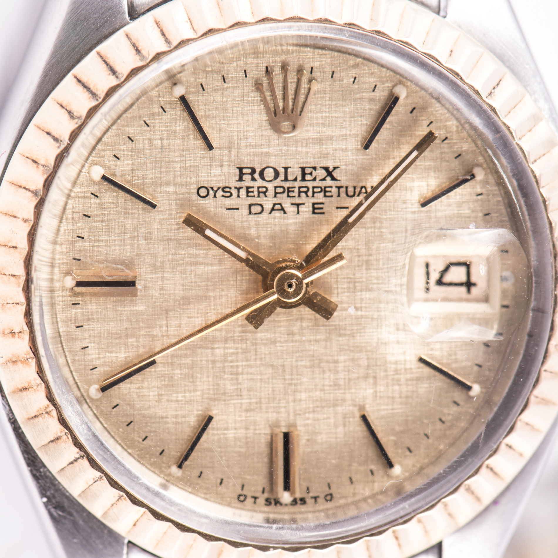 Rolex 14K Yellow Gold and Stainless Steel Oyster Perpetual Watch