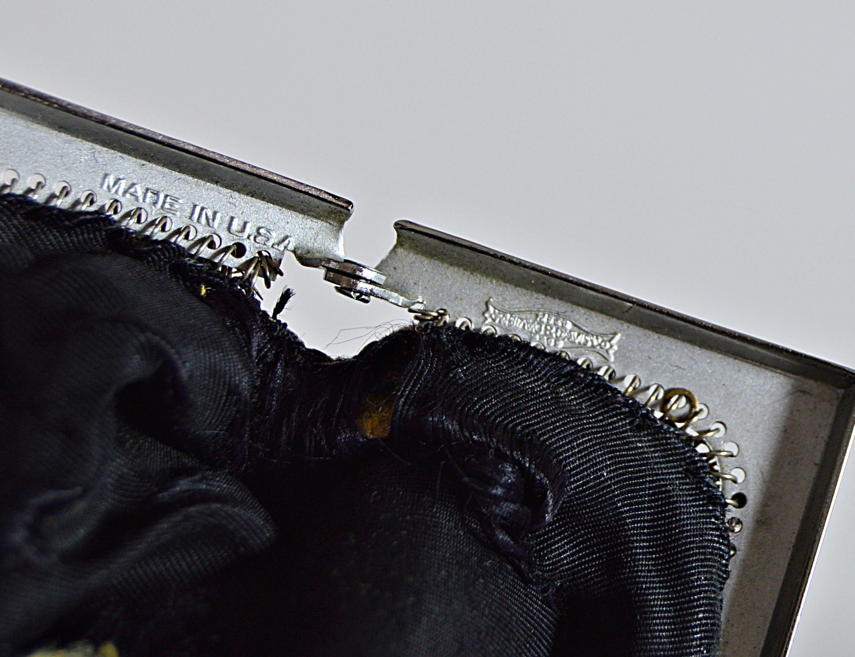 Vintage Cream and Silver Mesh and Beaded Bags with French, Art Deco