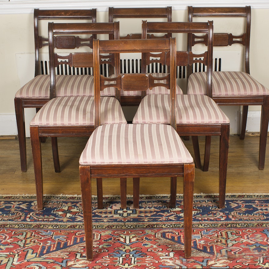 Set of Federal Style Dining Chairs