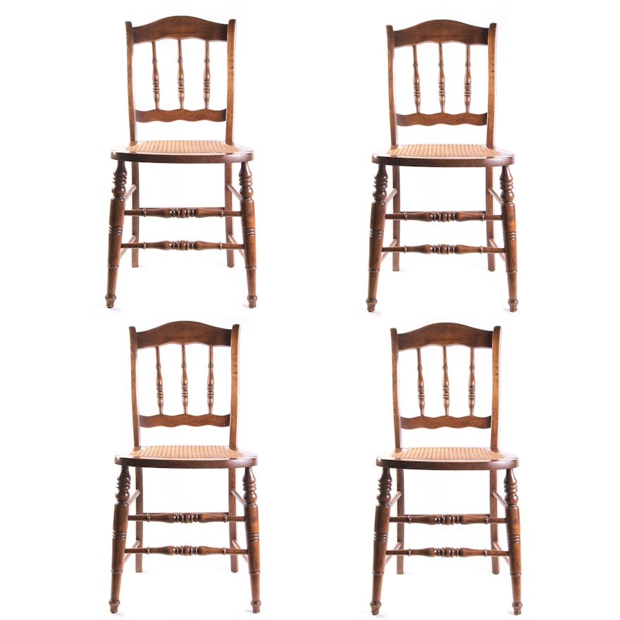 Vintage Chairs with Caned Seats