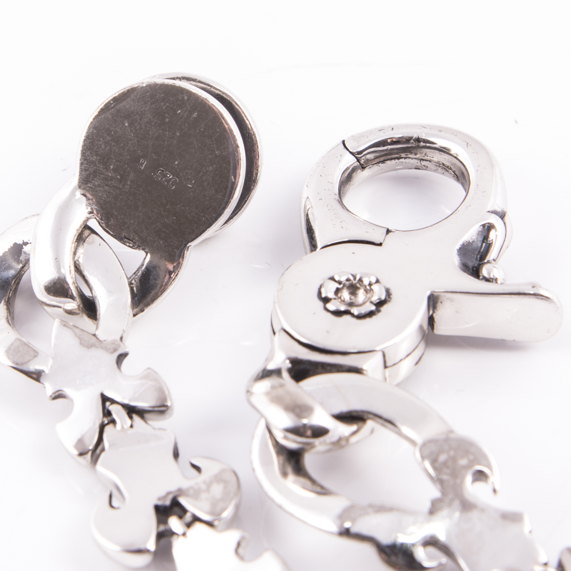 Sterling Silver Large Link Bracelet