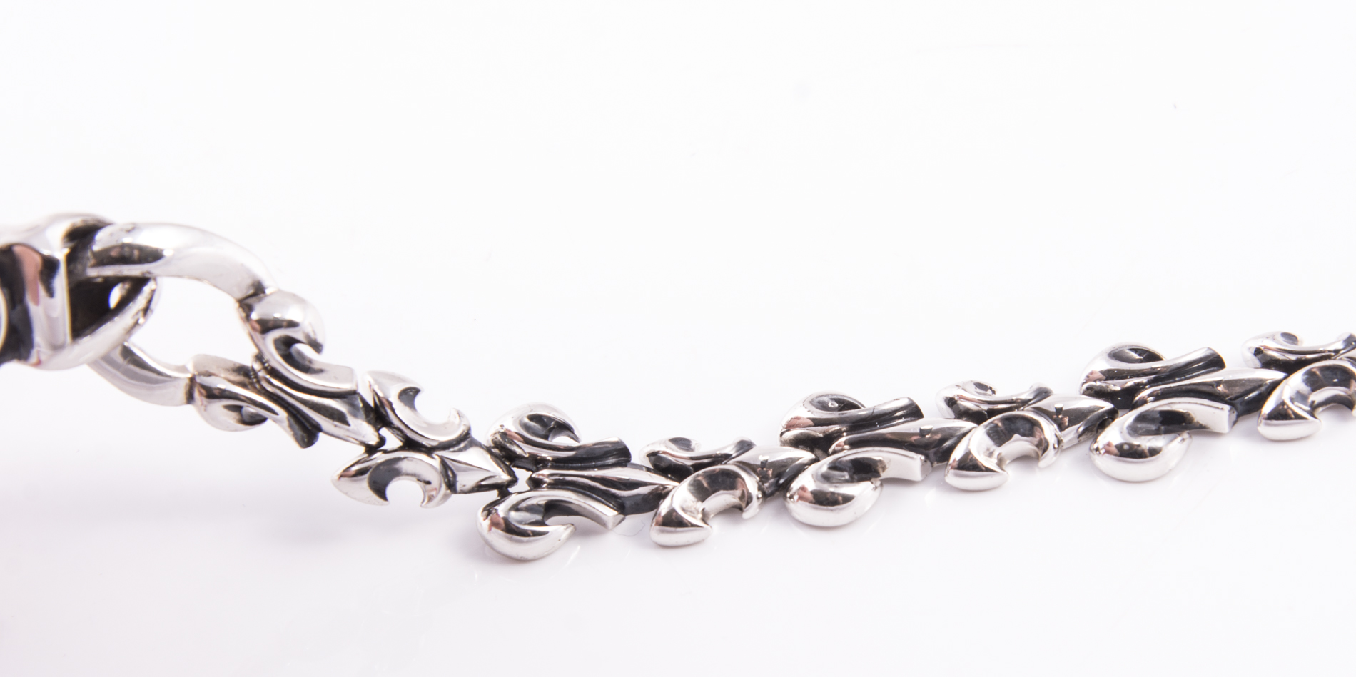 Sterling Silver Large Link Bracelet