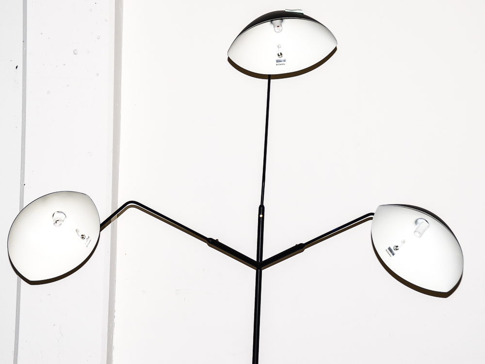 "Holstebro" Floor Lamp in Black by Stilnovo