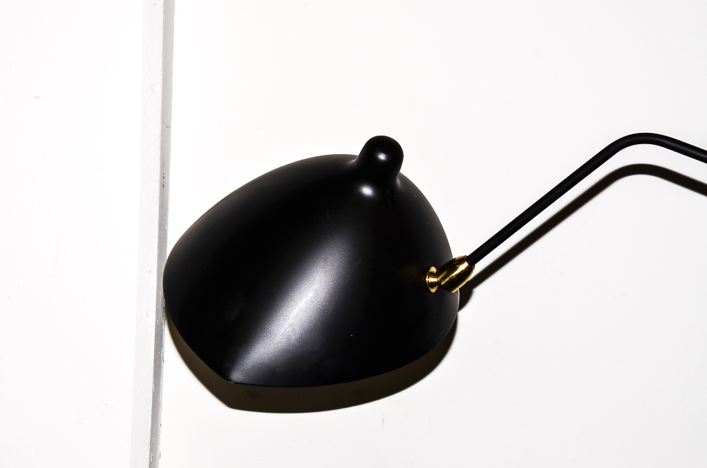 "Holstebro" Floor Lamp in Black by Stilnovo