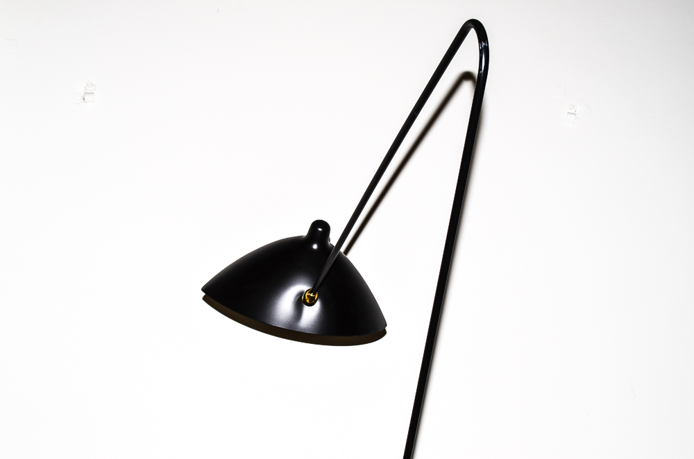 "Holstebro" Floor Lamp in Black by Stilnovo