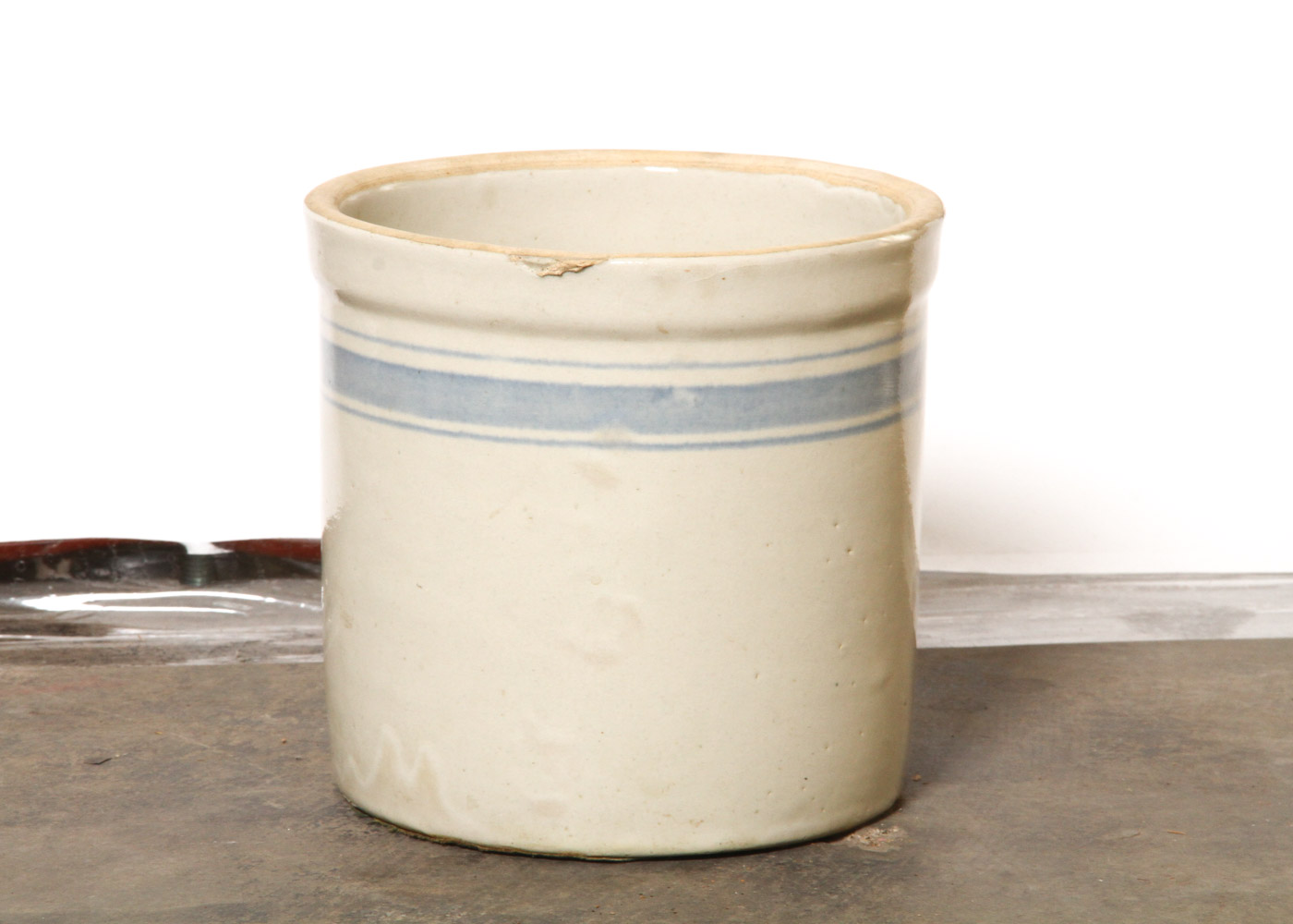 Collection of Three Vintage Garden City Pottery Company Stoneware Crocks