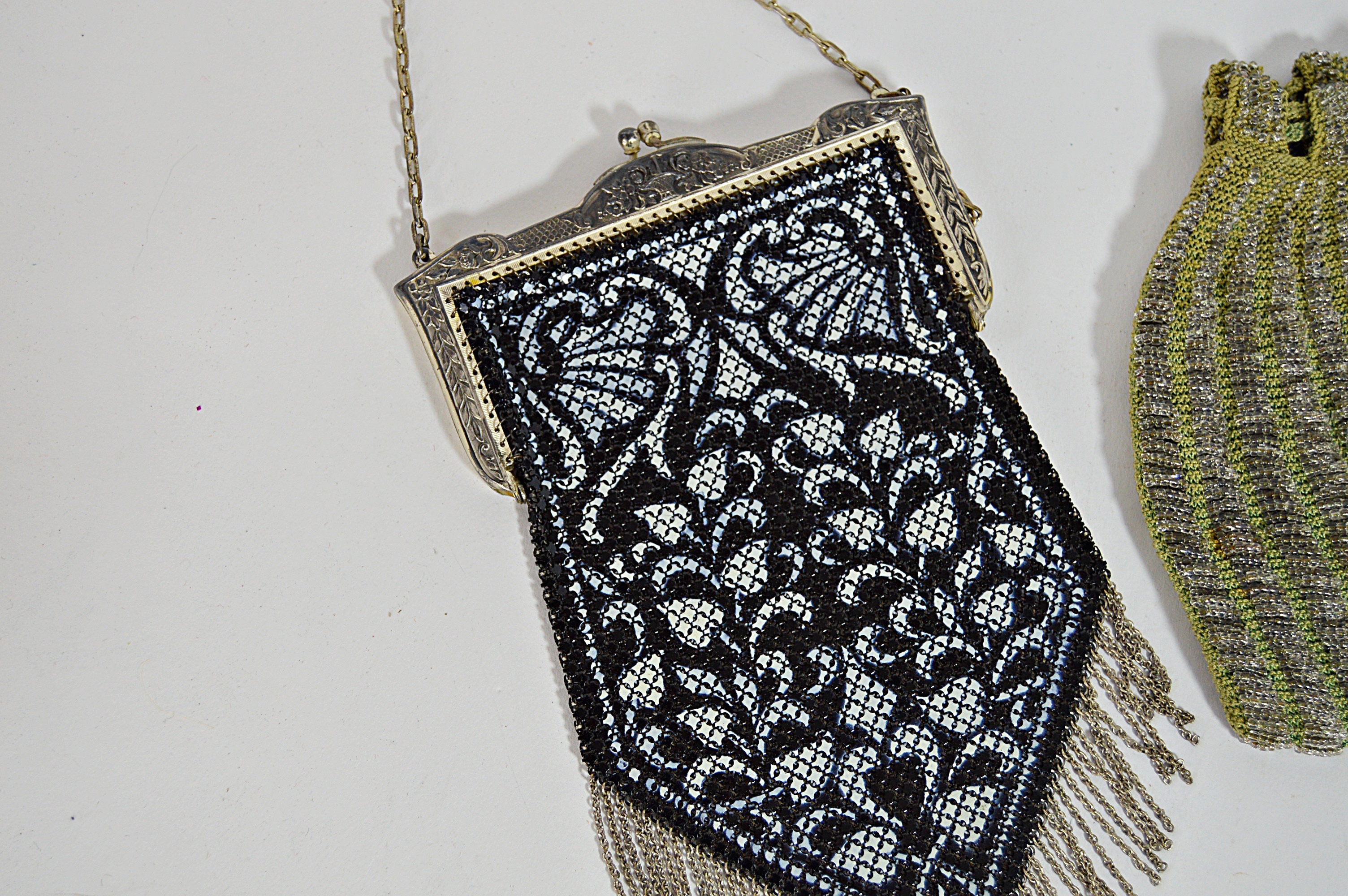 Vintage Beaded and Enameled Metal Bags