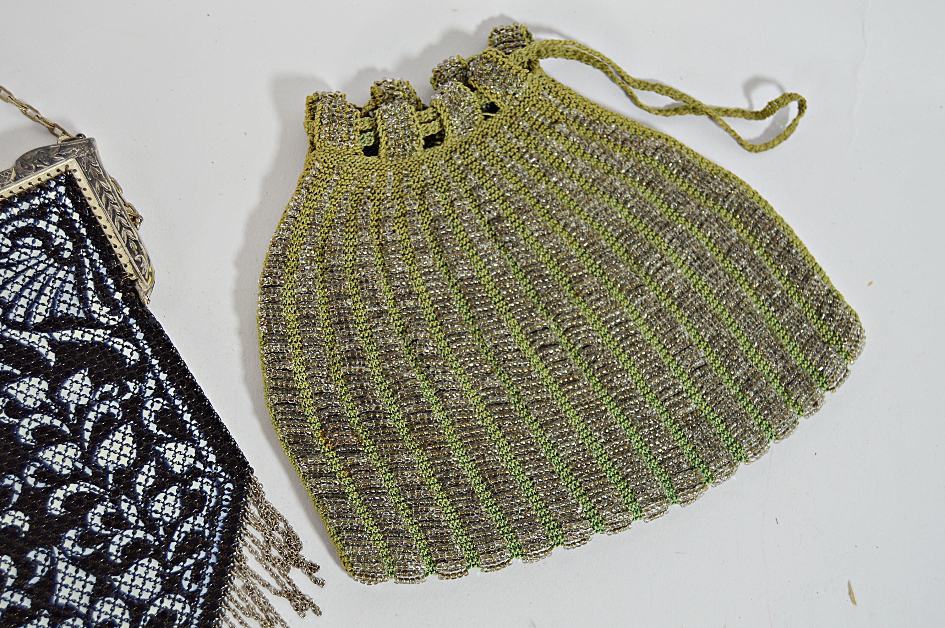 Vintage Beaded and Enameled Metal Bags