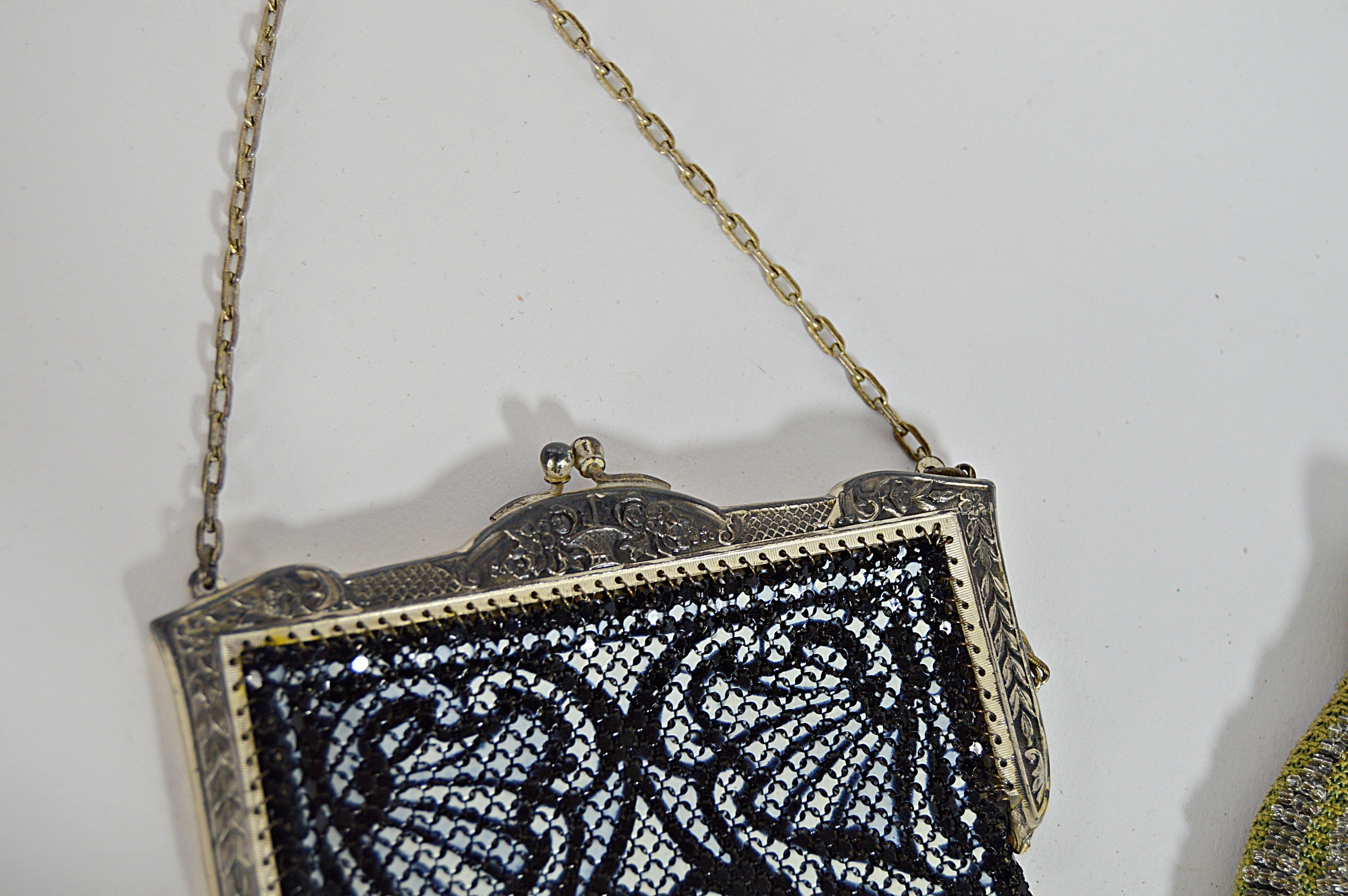 Vintage Beaded and Enameled Metal Bags
