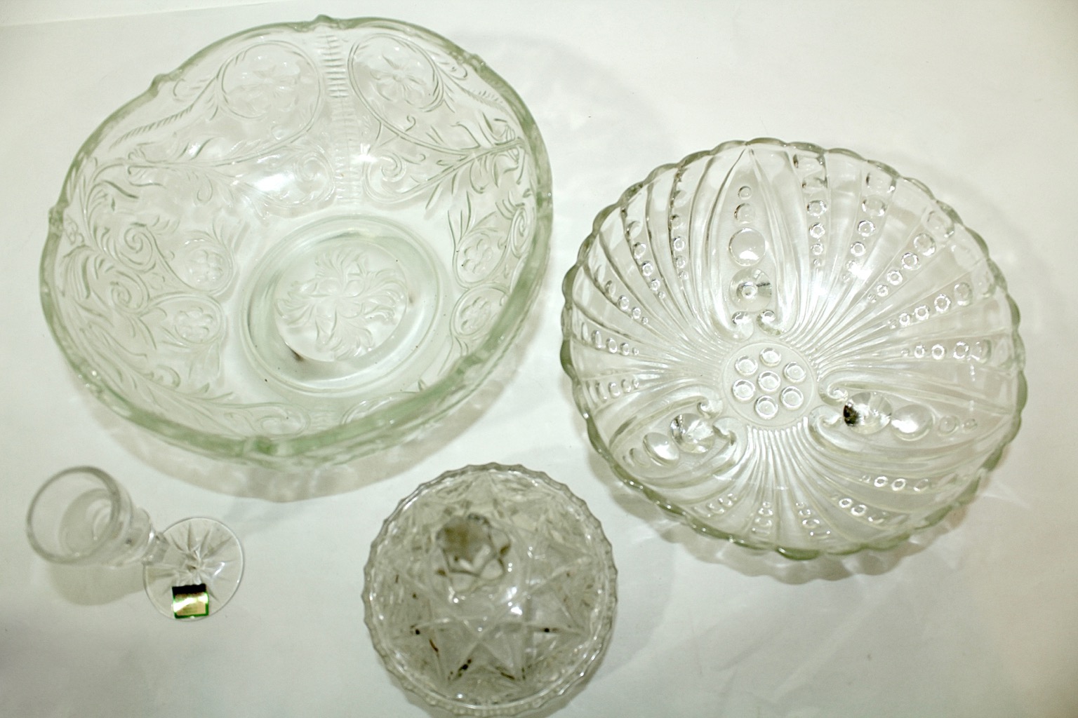 Waterford "Marquis" Crystal, Wm A Rogers Silver Plate and Vintage Servingware