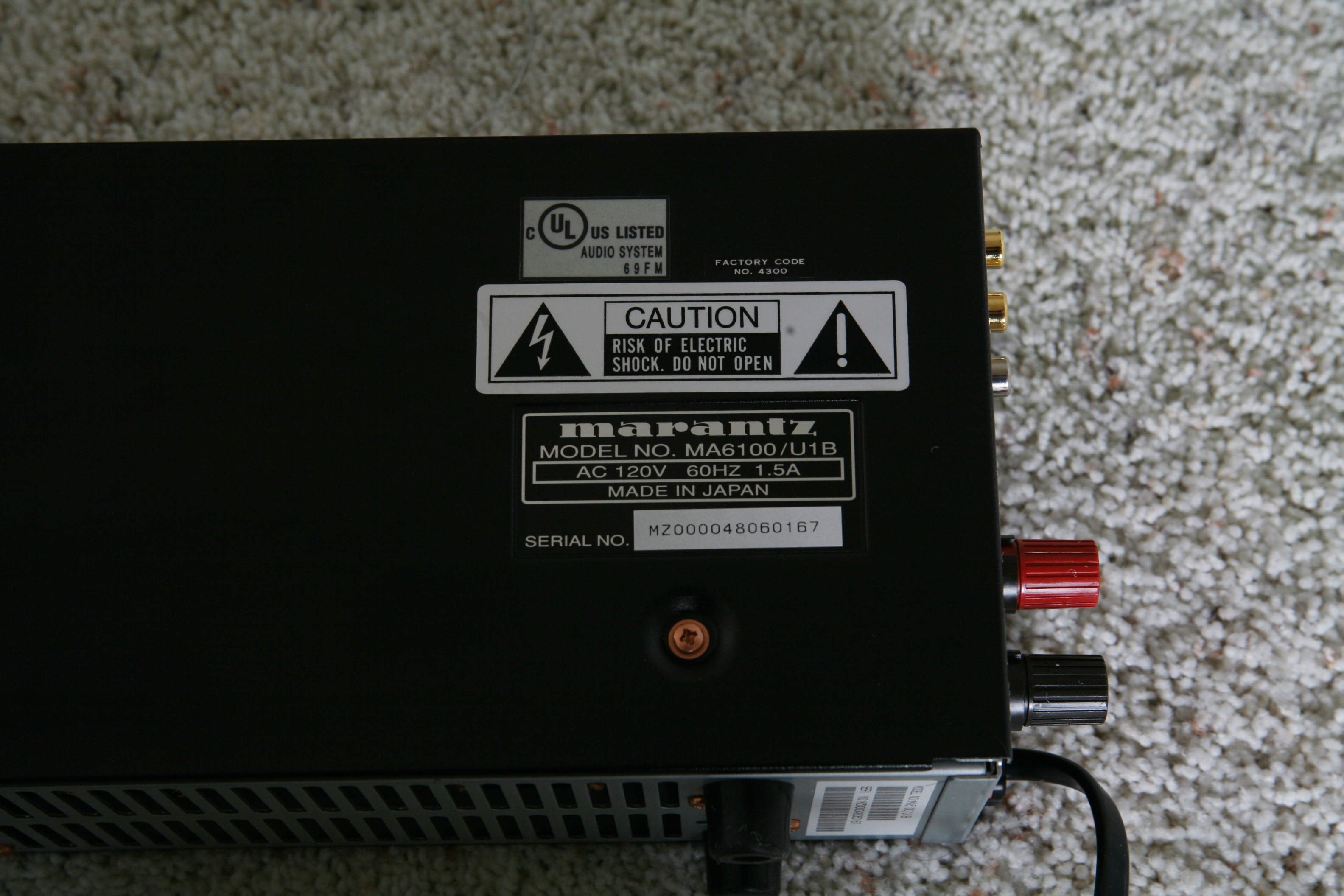 Marantz DVD, Surround Receiver & Amplifiers