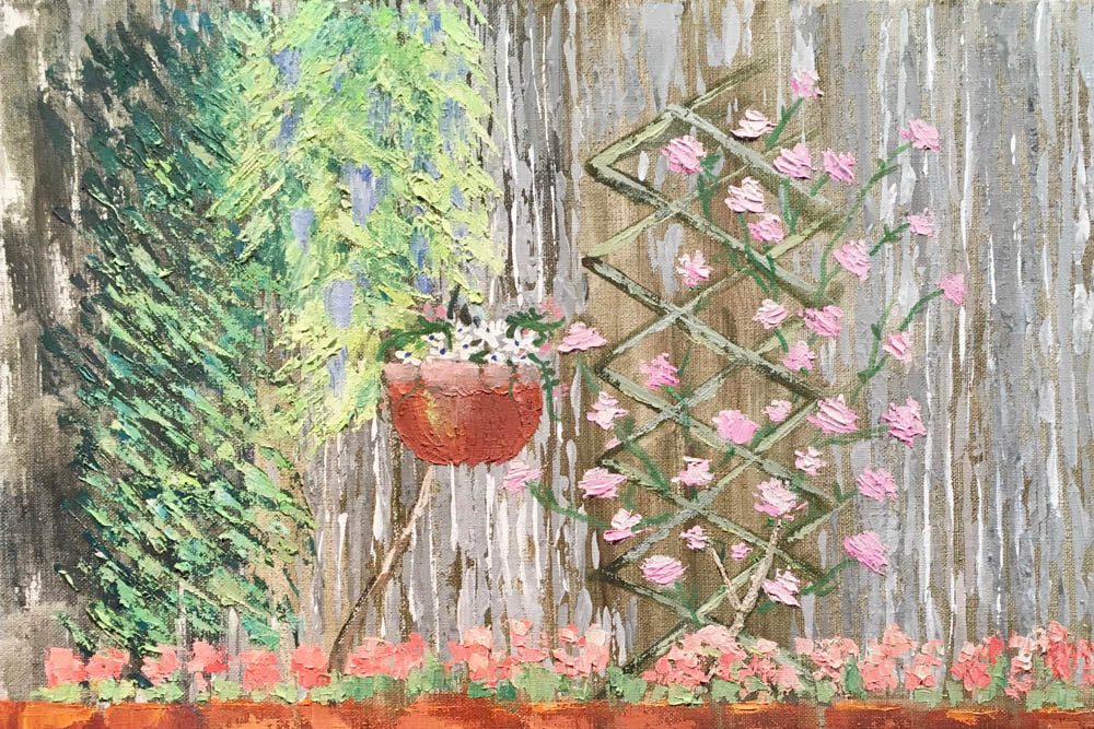 Garden Nook by Janet Darcey, 1988