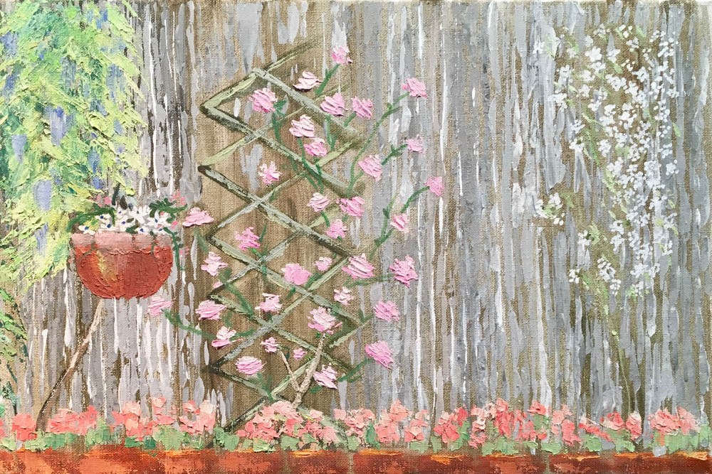 Garden Nook by Janet Darcey, 1988