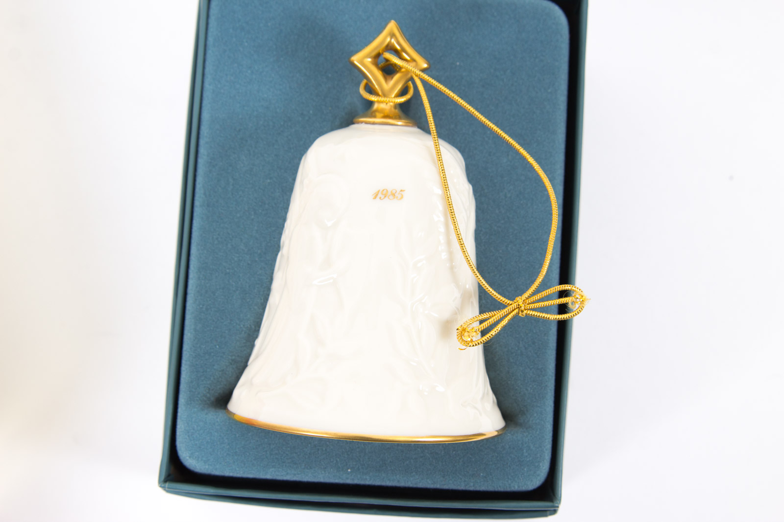 Seven 1980s Lenox Christmas Ornaments