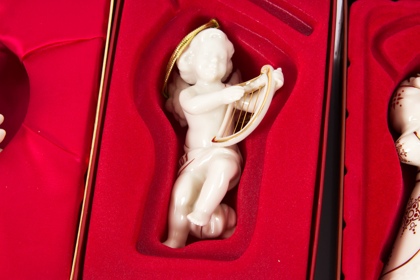 Eight Early 2000s Lenox Christmas Ornaments