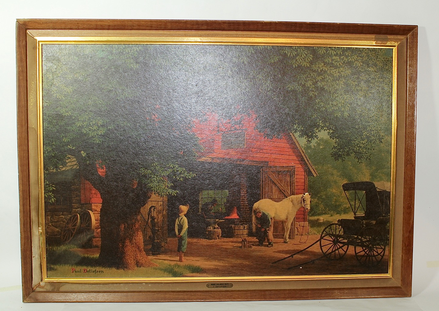 After Paul Detlefsen Lithographs with Norman Rockwell Prints