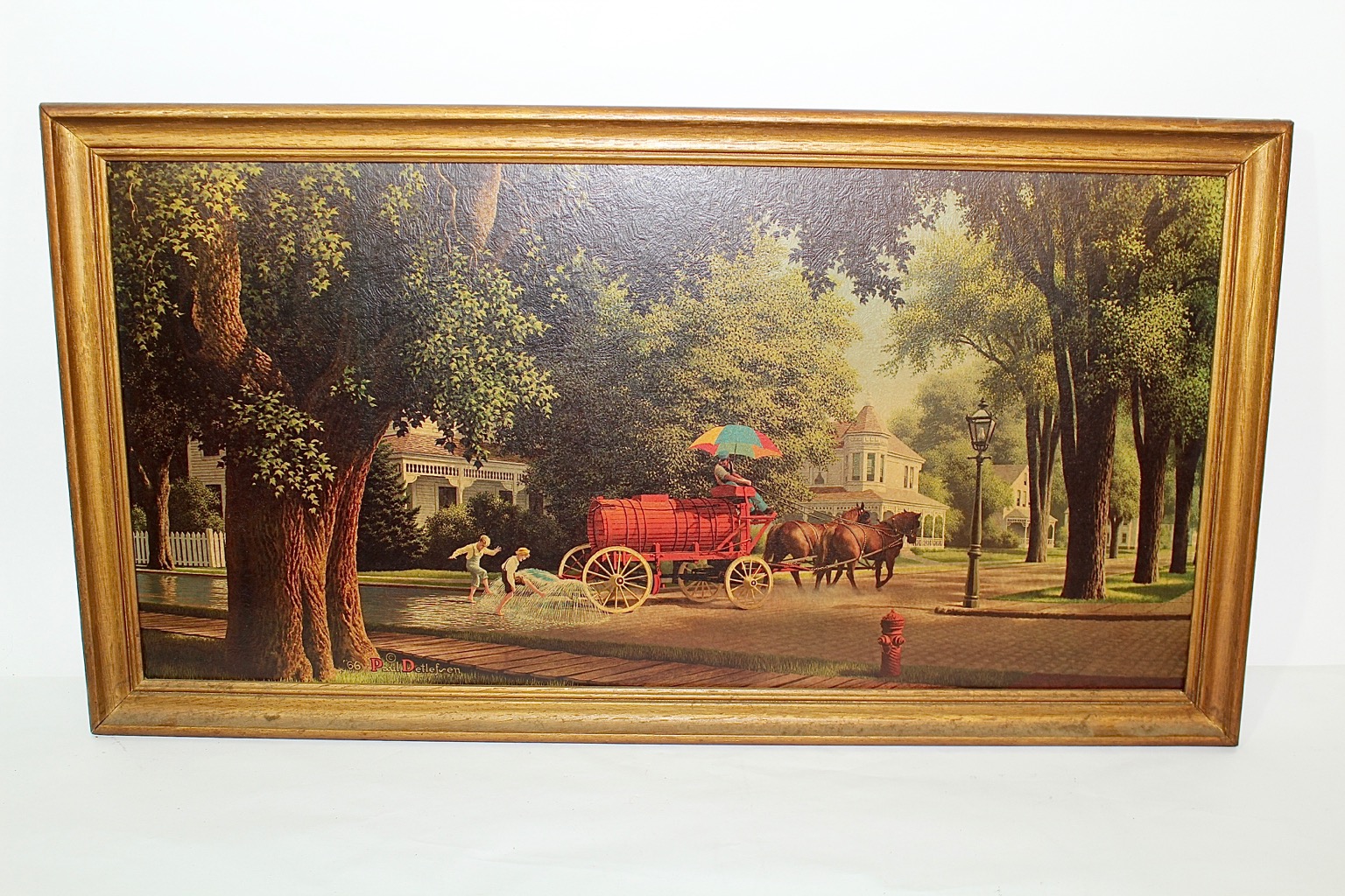 After Paul Detlefsen Lithographs with Norman Rockwell Prints