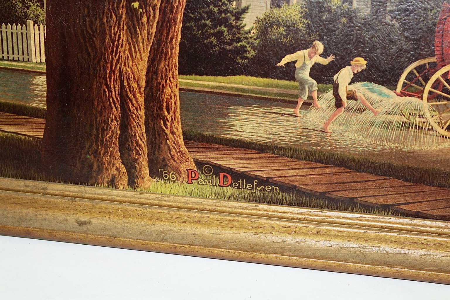 After Paul Detlefsen Lithographs with Norman Rockwell Prints