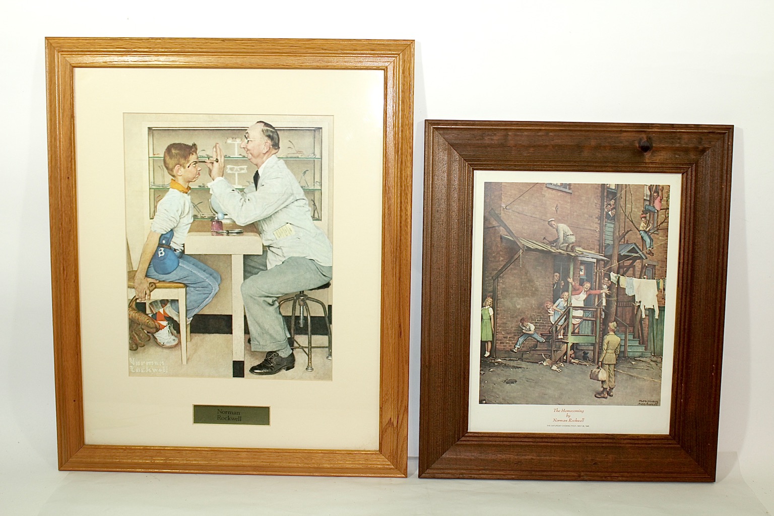 After Paul Detlefsen Lithographs with Norman Rockwell Prints