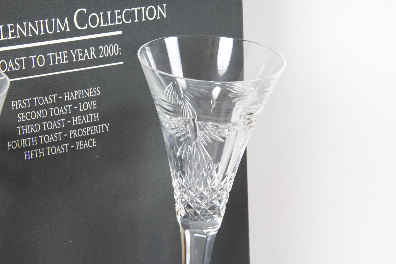 Complete Waterford Millennium Collection Toasting Flutes Set