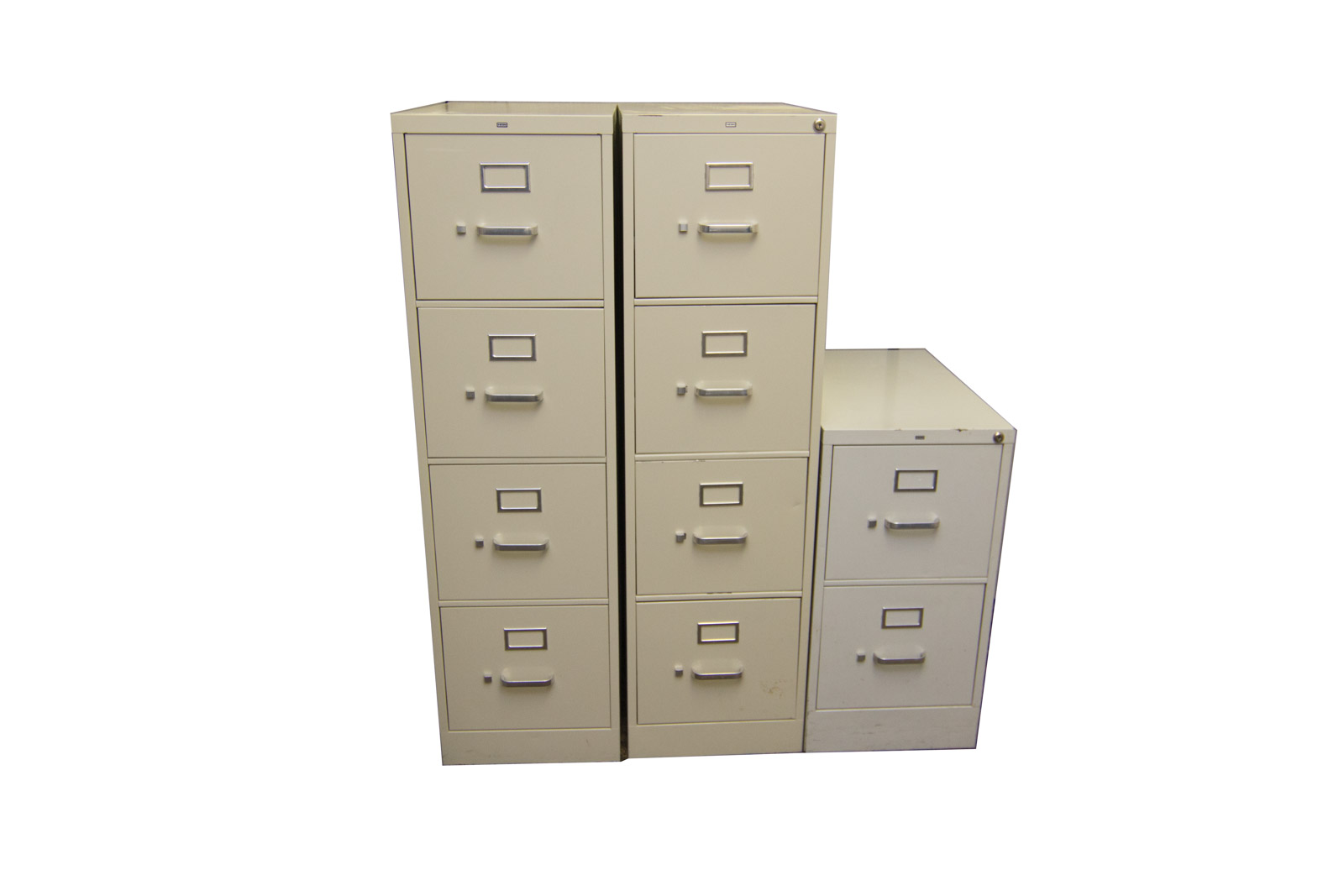 Three Varying HON Filing Cabinets