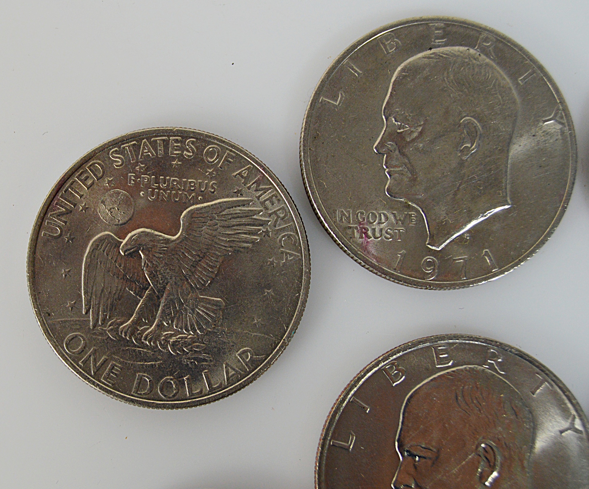 Eisenhower Dollars, 1971 and 1972