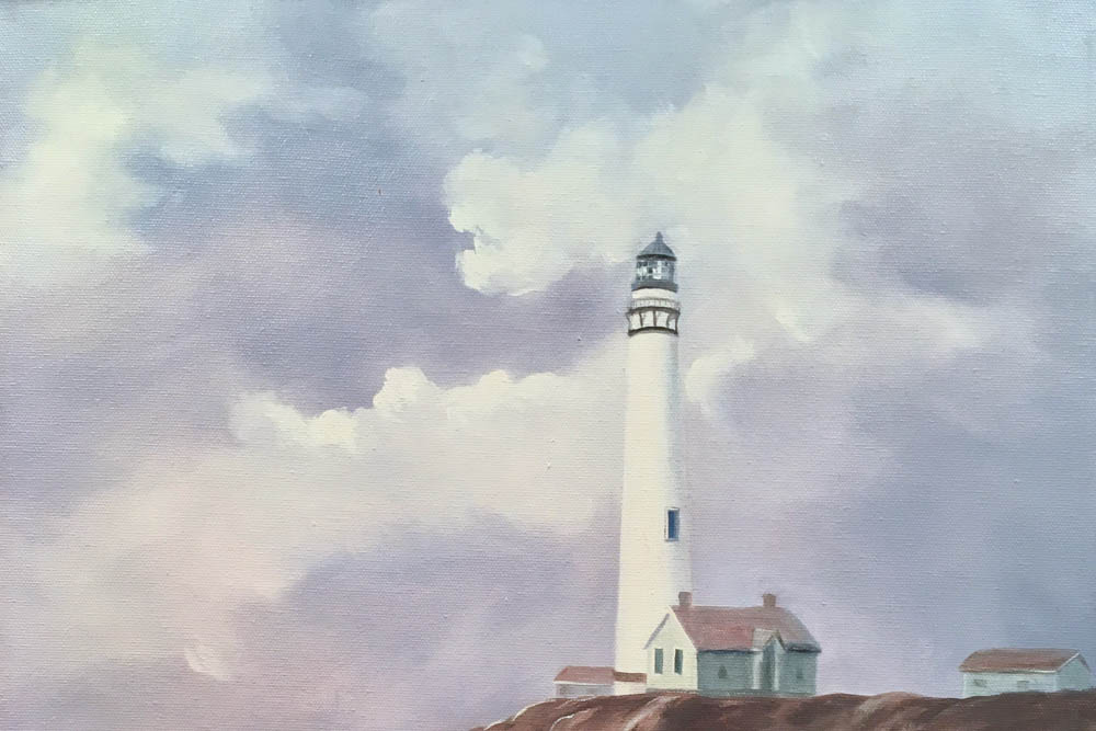 Pigeon Point Lighthouse by Doreen Amaral, 1970's