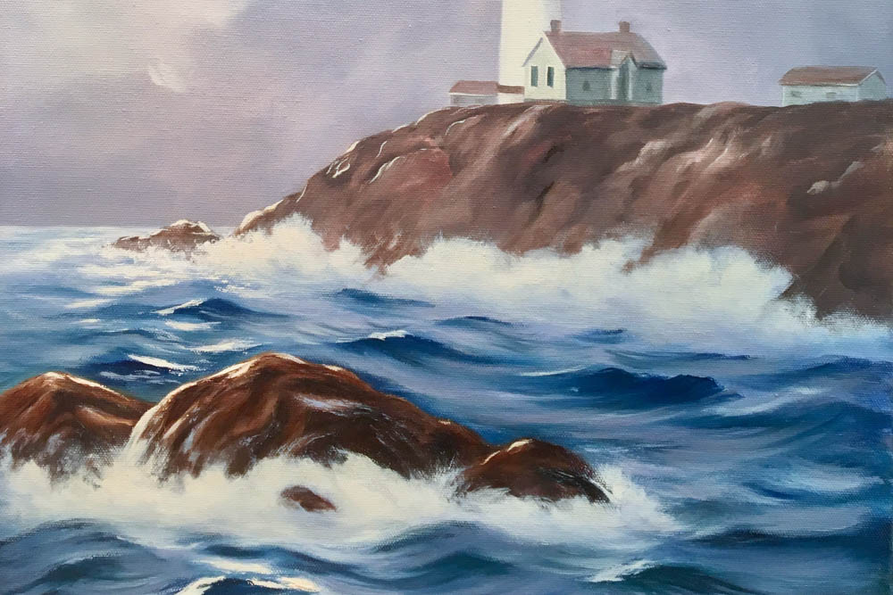 Pigeon Point Lighthouse by Doreen Amaral, 1970's